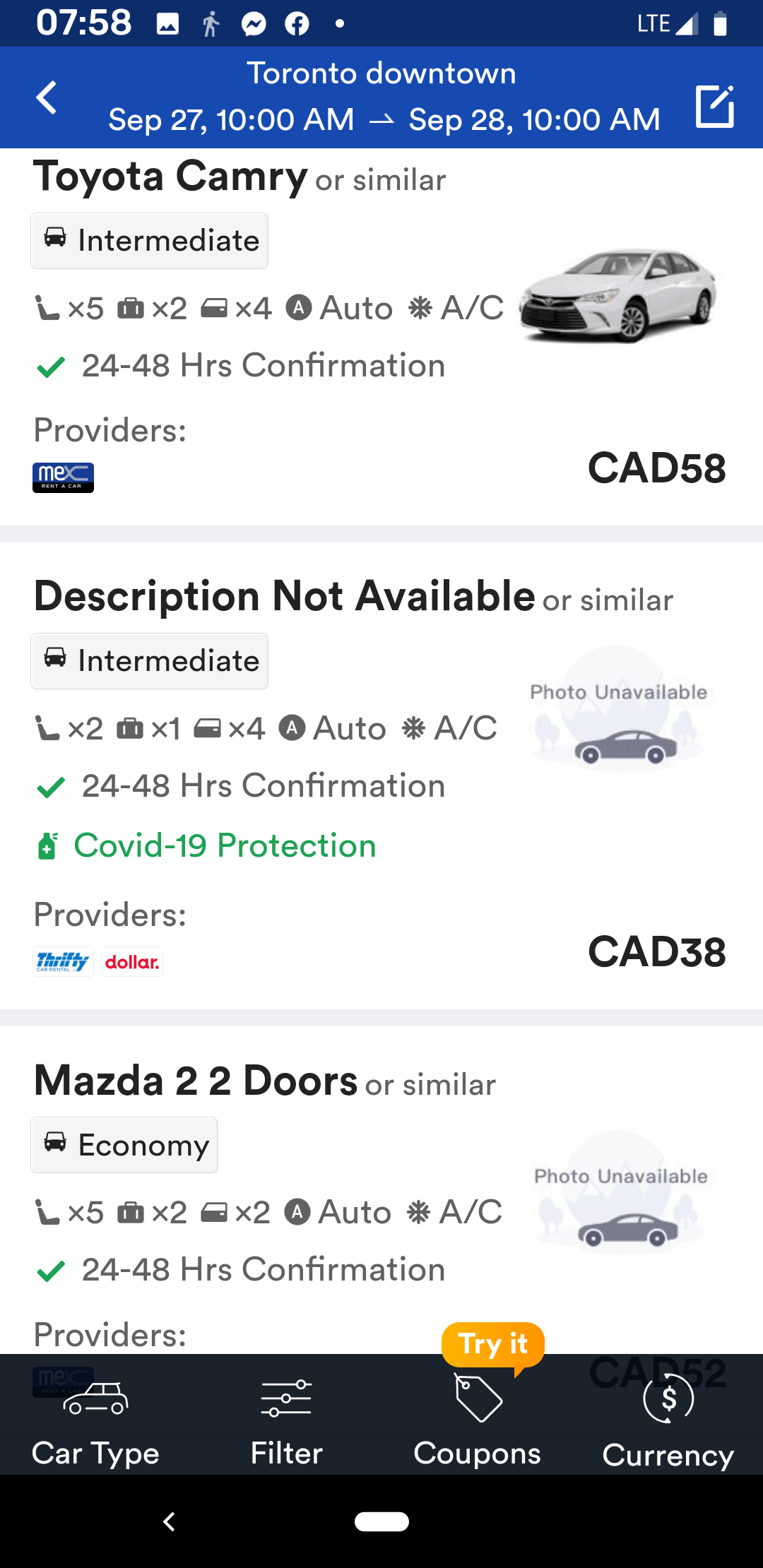 This Car Rental App Has A Mystery Model r/softwaregore