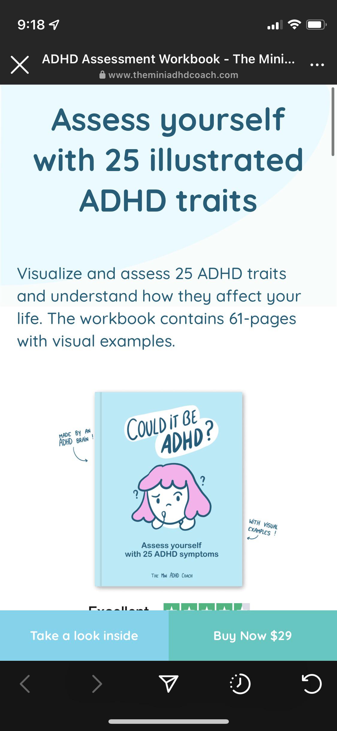 Has anyone used this ADHD assessment workbook before? I’m seeing ads