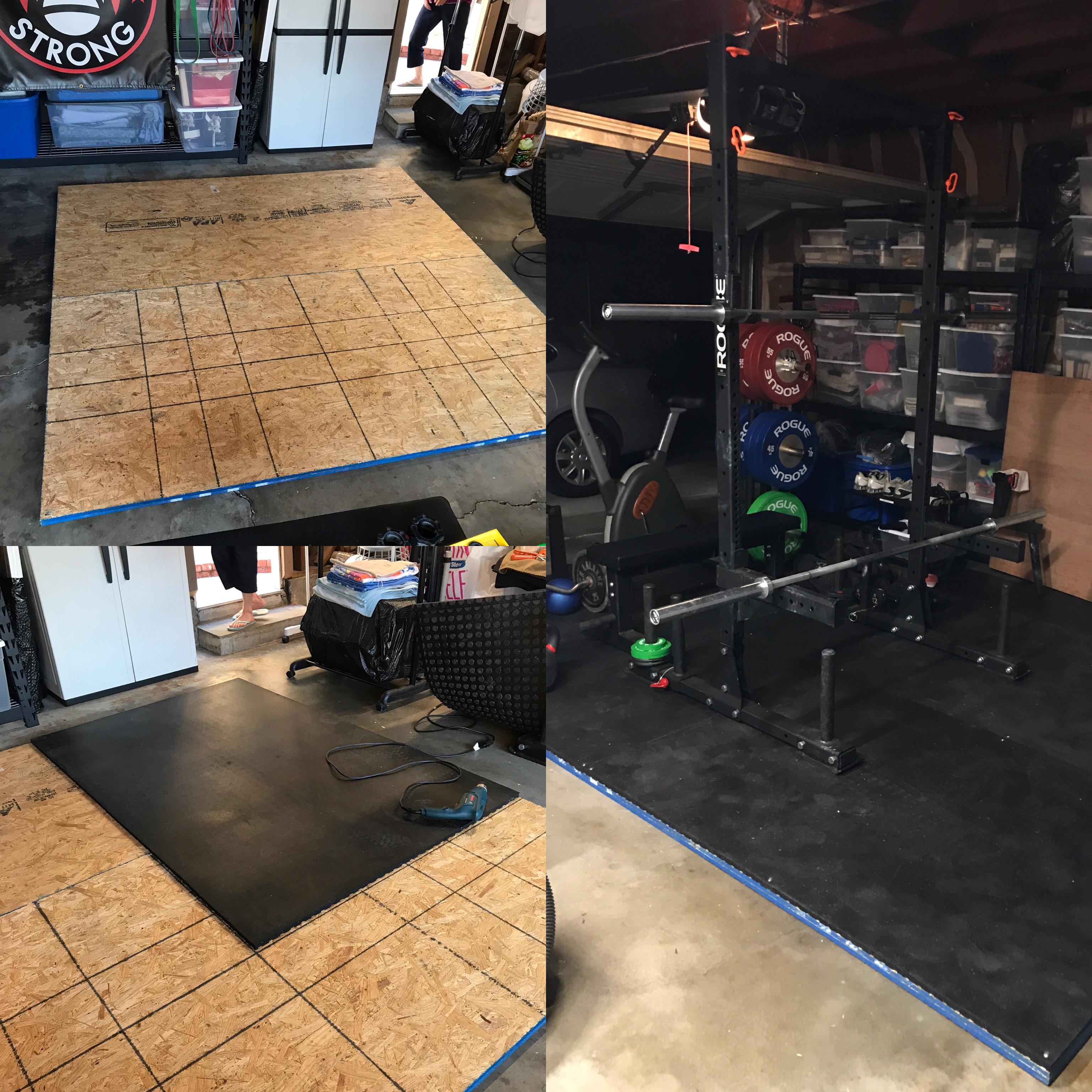 Went NonTraditional, full stall mat topped platform. New rack arrives