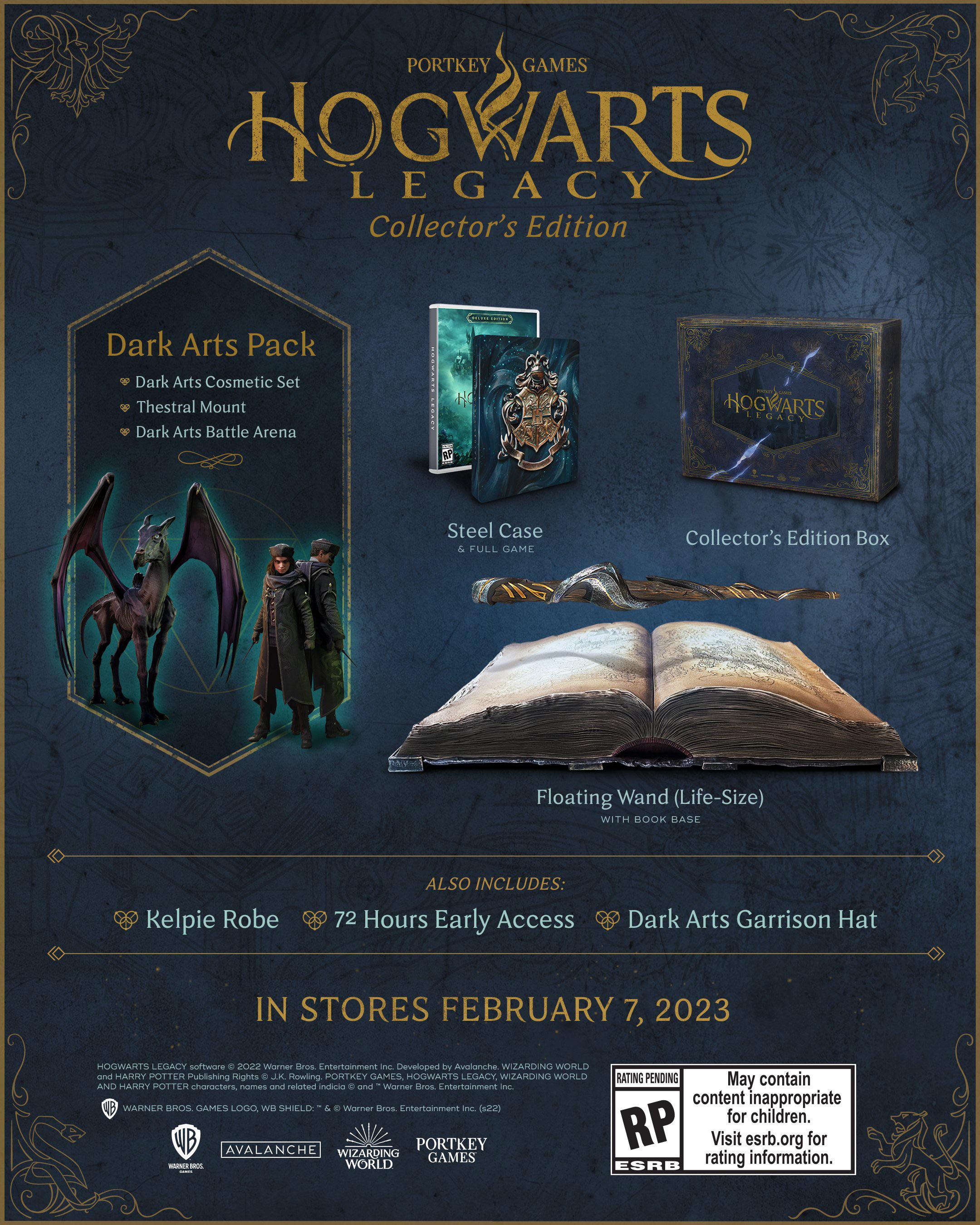 Hogwarts Legacy Collectors Edition with Steelbook (Preorders begin tomorrow at 8am PST) r