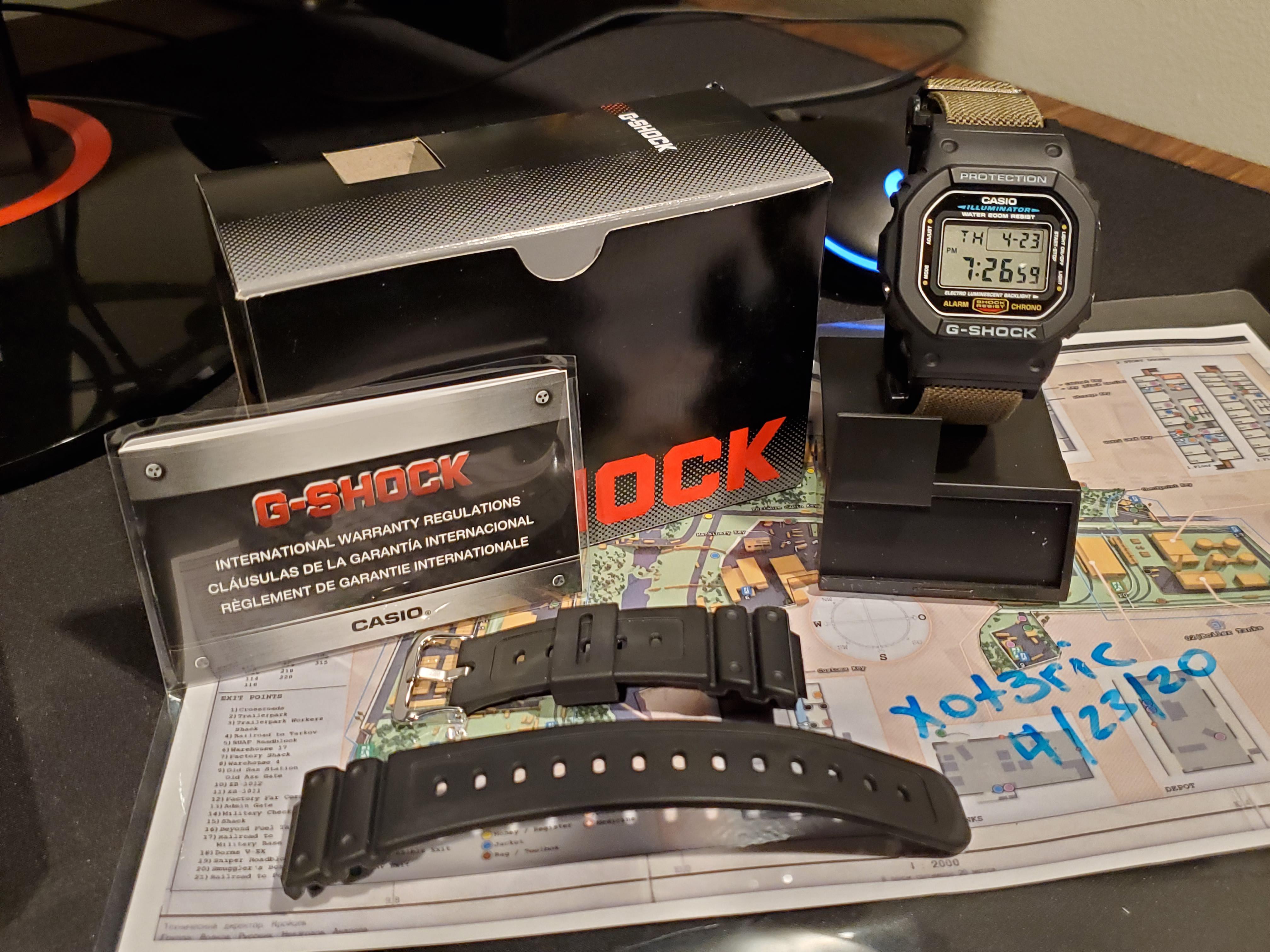 [WTS] Casio GShock + JaysAndKays metal adapter + Watch