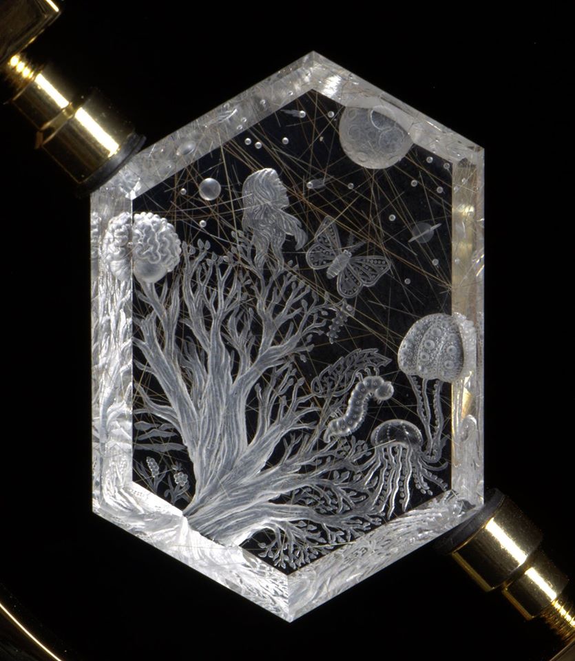 Master Gemstone Artist Dalan Hargrave Engraves Incredibly Complex