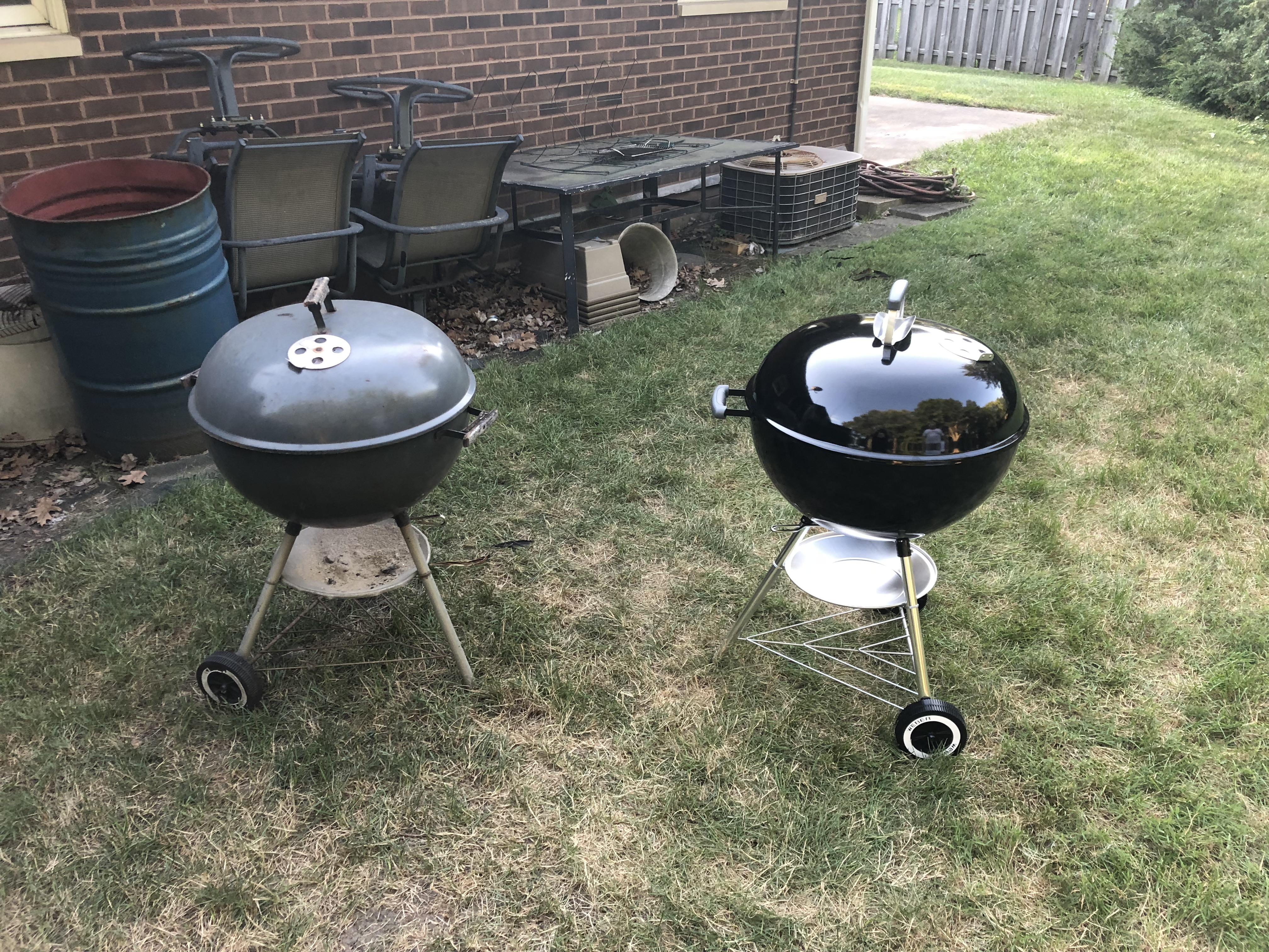 Father and Son Weber Charcoal Grills (1992 vs 2018) Wellworn