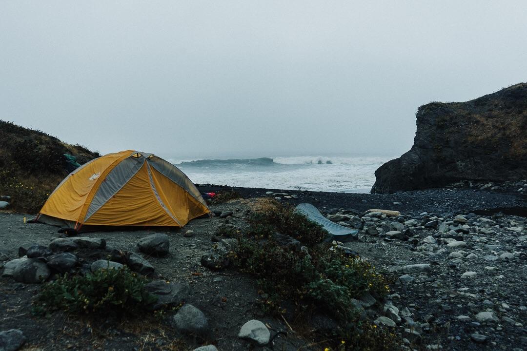 Camp views from the Lost Coast r/camping