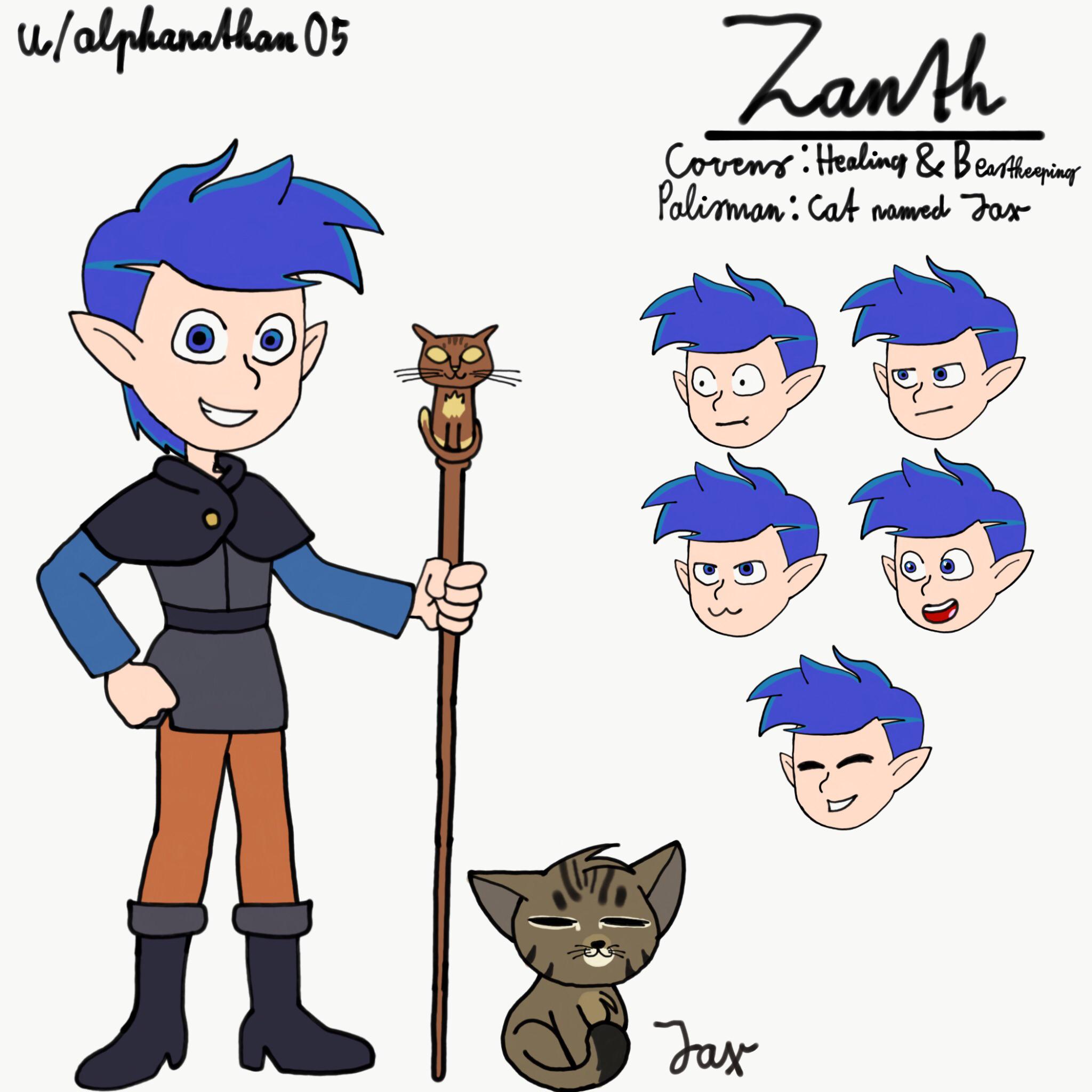 Just now made my witch oc, I’m really proud of the Palisman r/TheOwlHouse