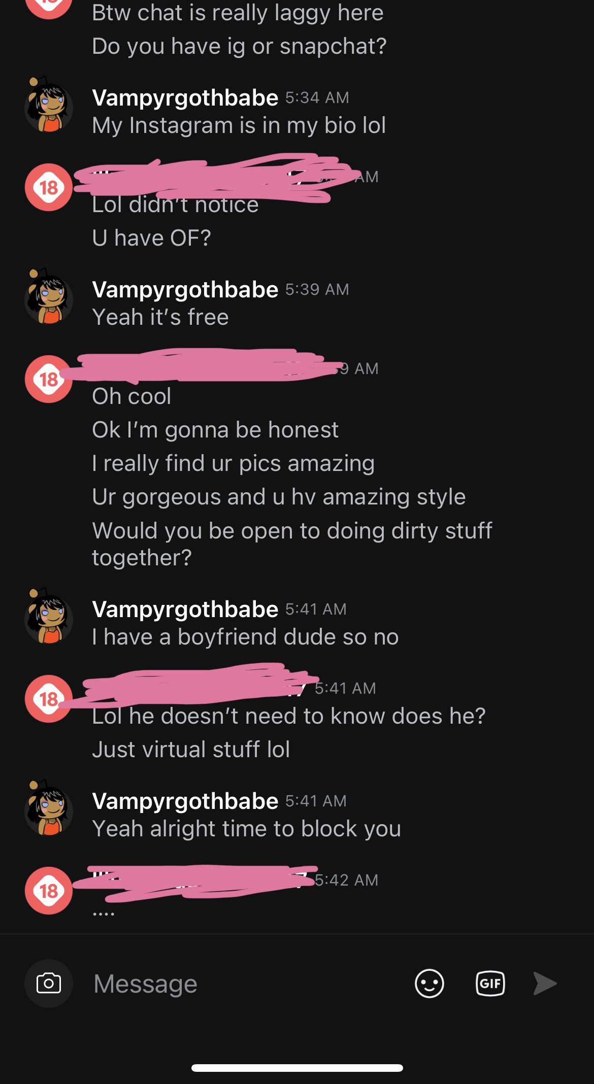 Btw the “onlyfans” link is actually just a Rick roll to troll the horny away : creepyPMs