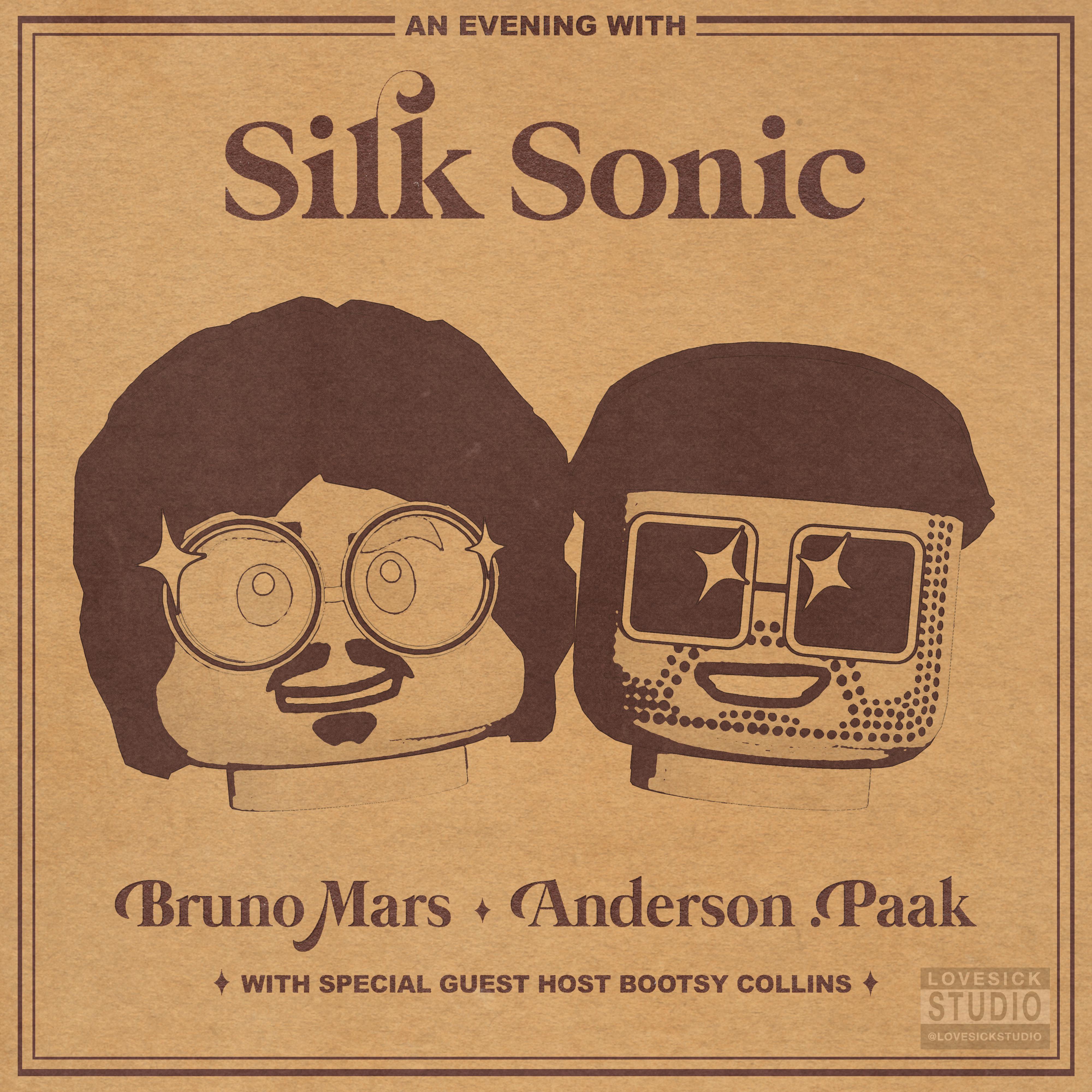 Silk Sonic An Evening with Silk Sonic Lego Album Art Remake 🎙 (Insta