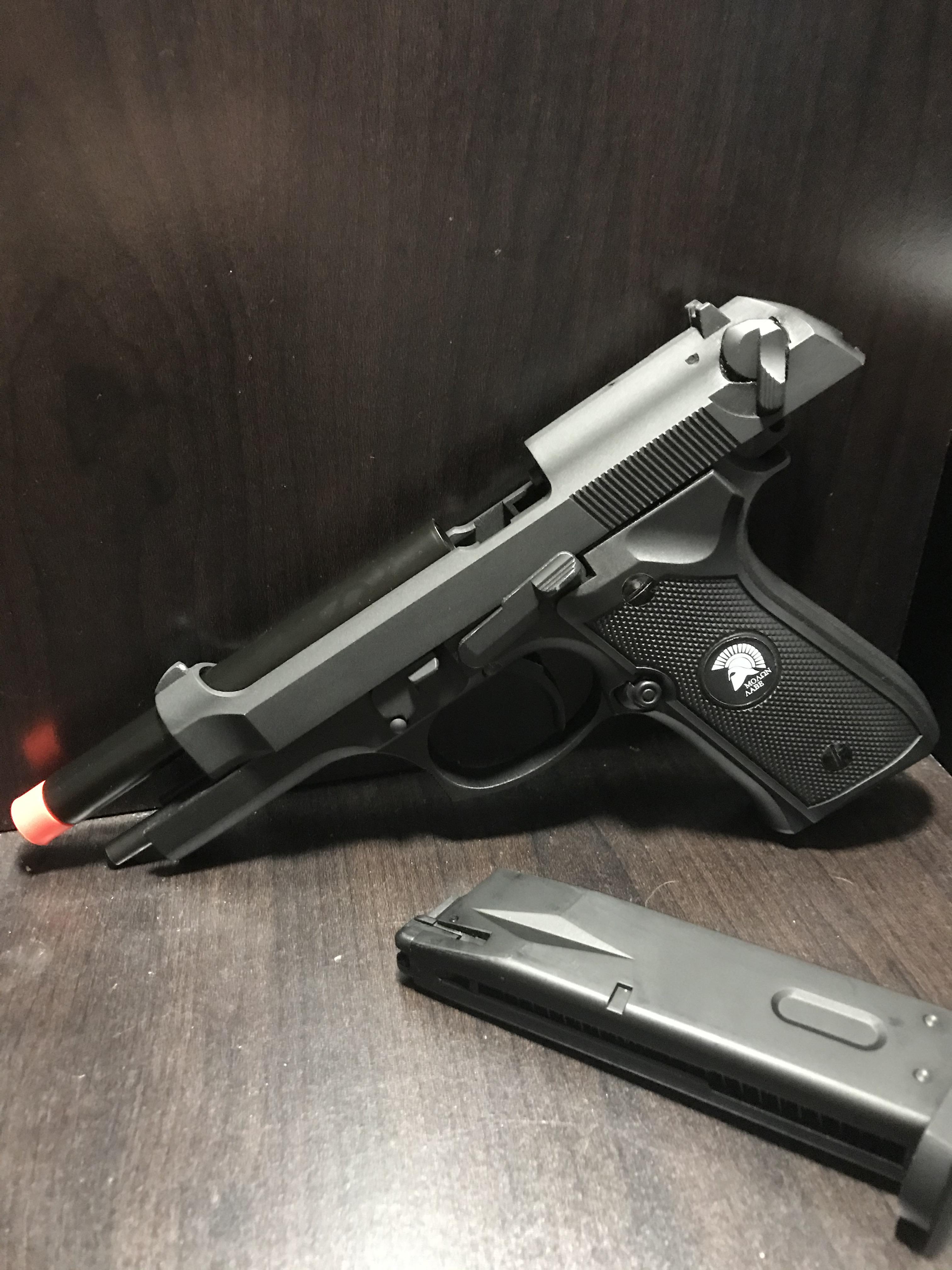 My first (real) airsoft gun Matrix M9 also if you all could give me