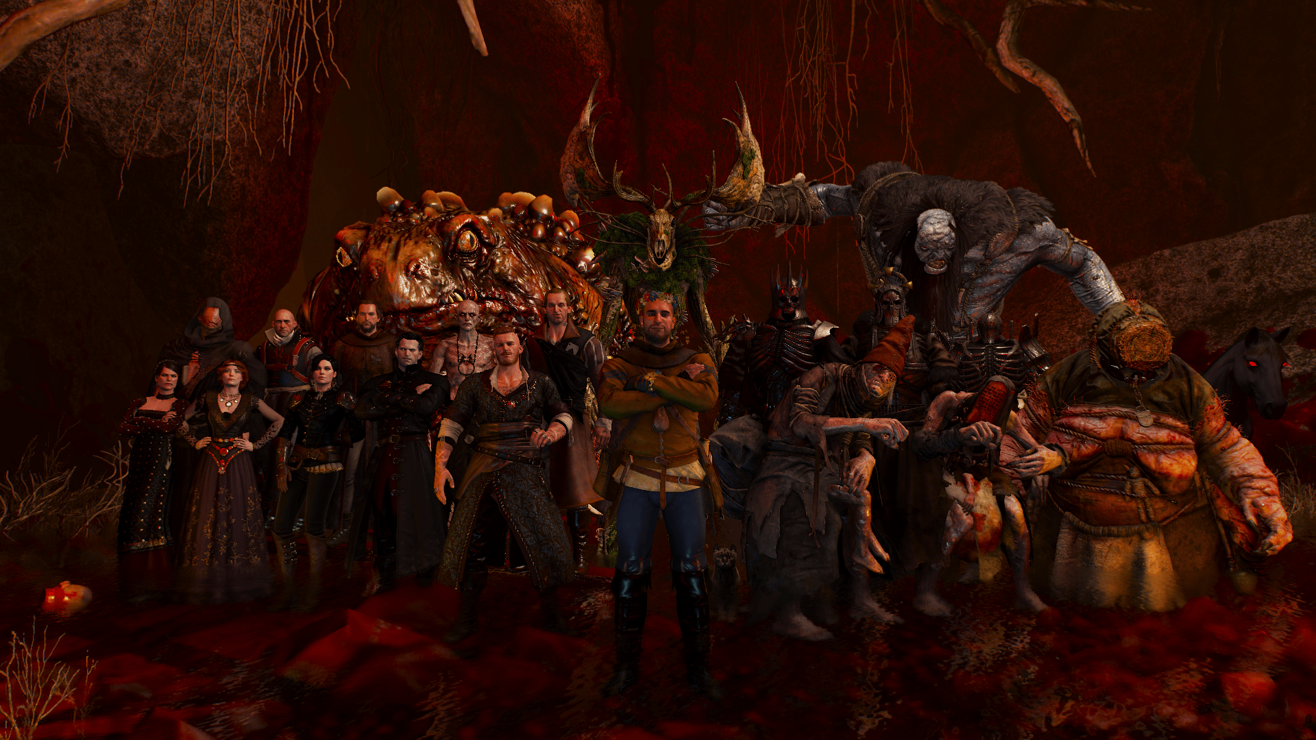 Villains Of The Witcher 3 [Group Picture] witcher