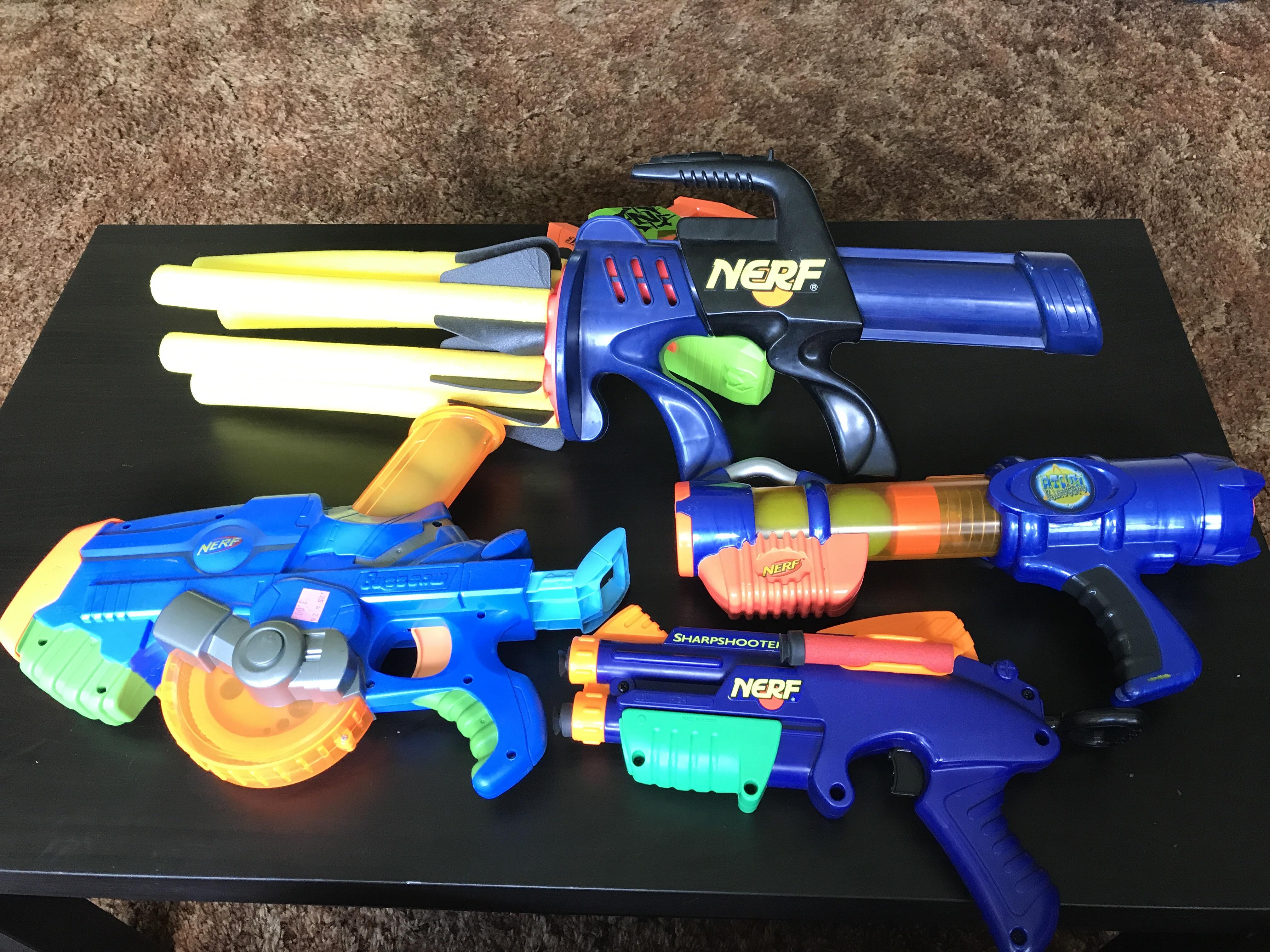 It was vintage Nerf day at Goodwill apparently r/Nerf