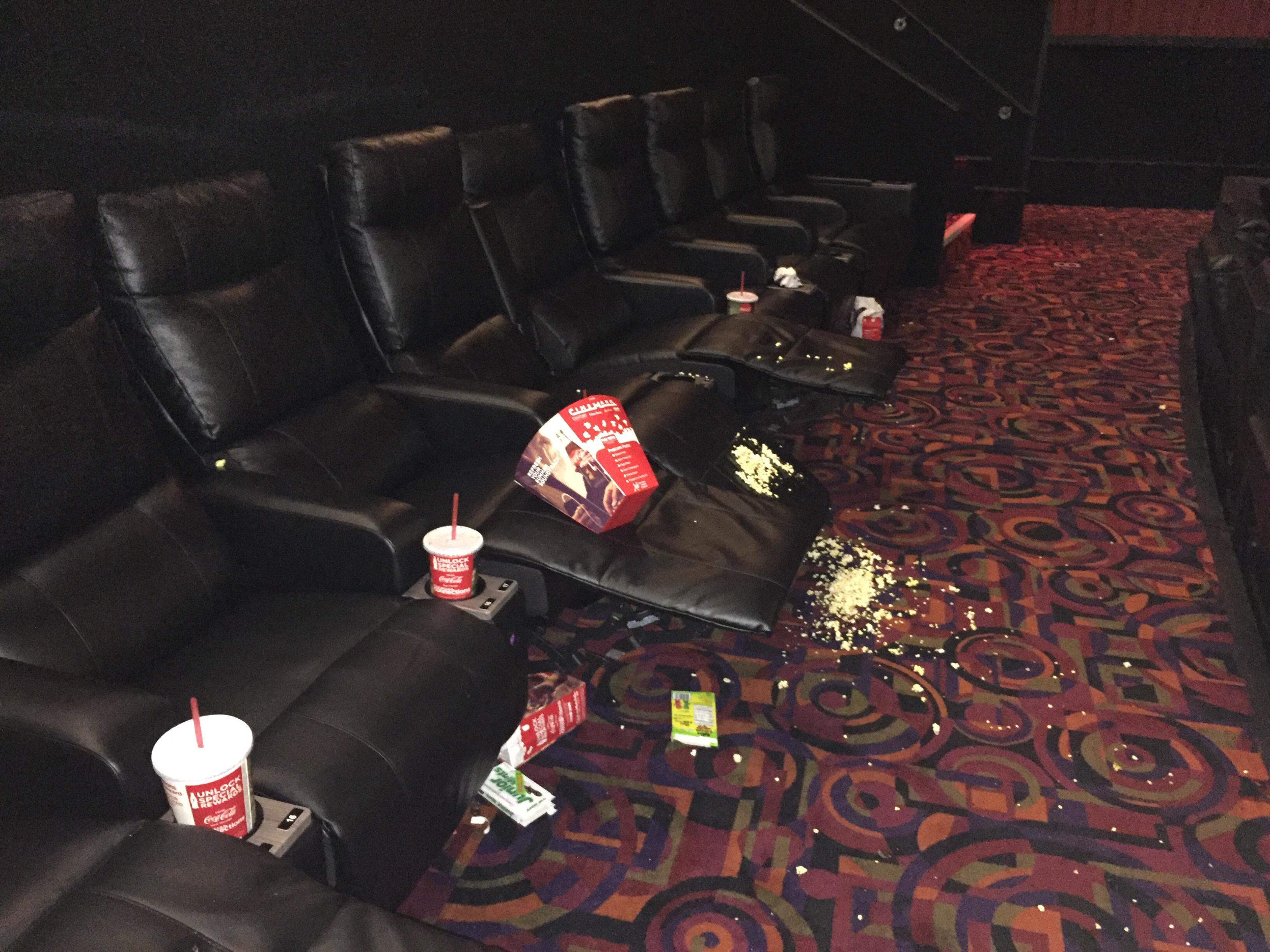 So I work in a movie theater. Family of the year award goes to these