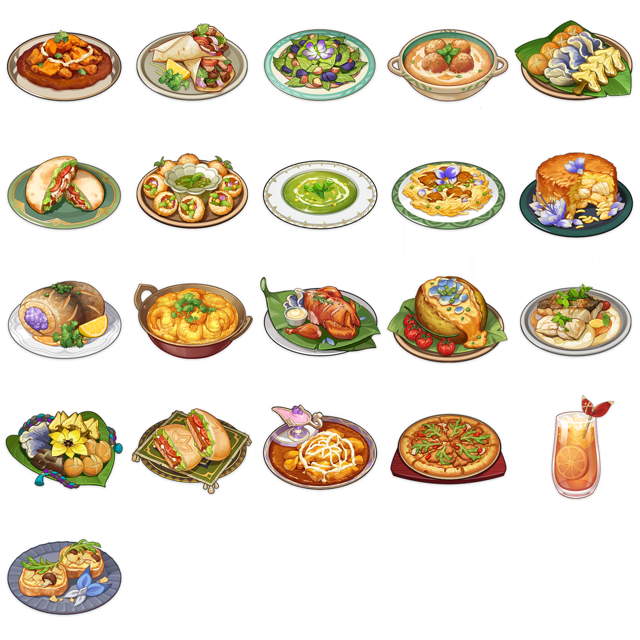 All the new dishes coming in 3.0 r/Genshin_Impact_Leaks