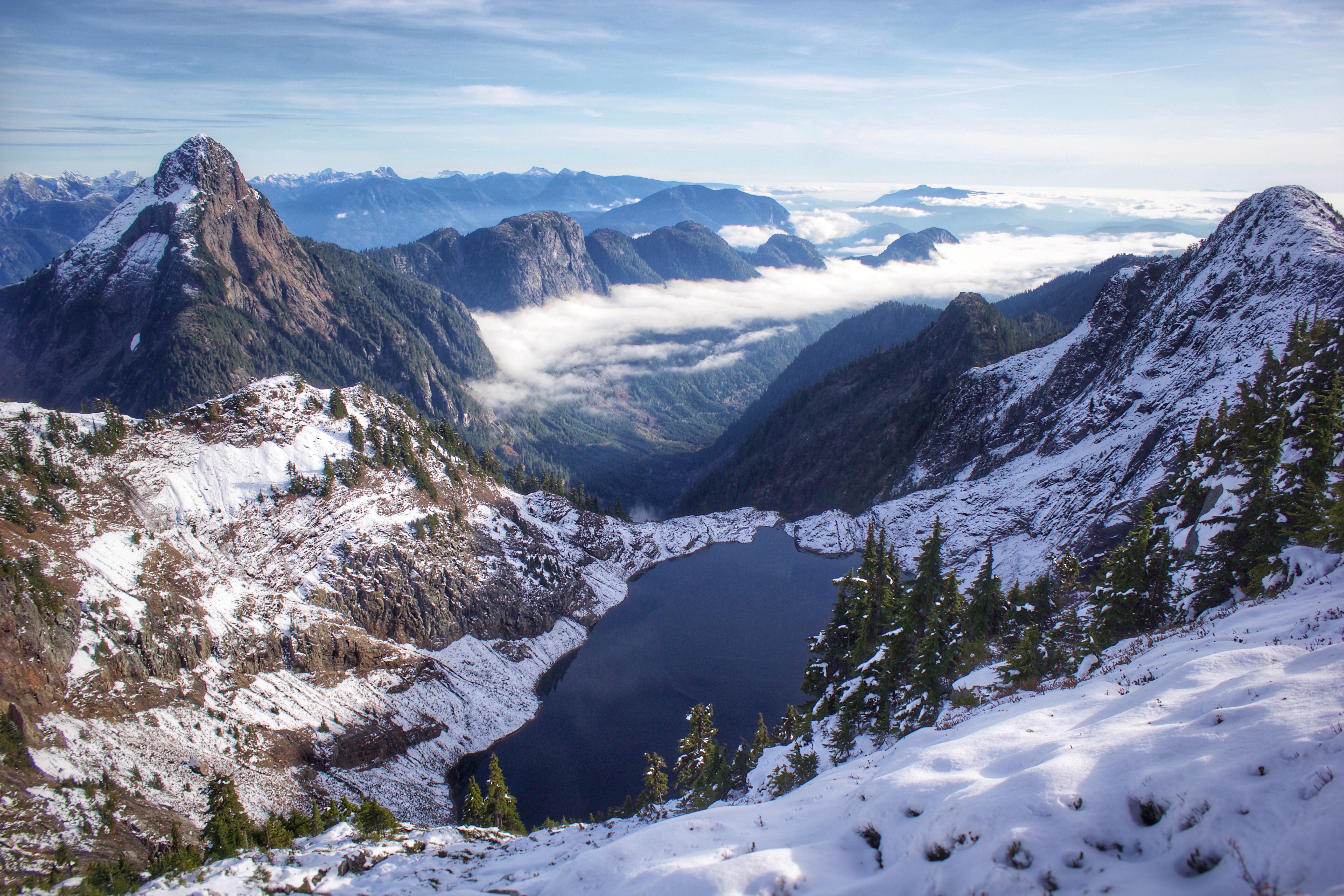 View from Skwim Mountain, Powell River, British Columbia, Canada (taken