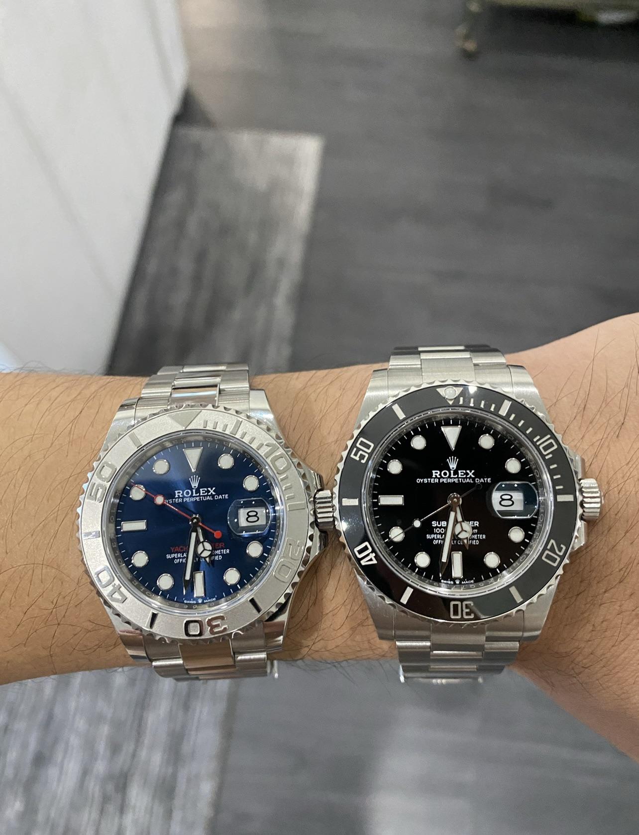 YachtMaster 2021 vs Submariner2021 — which one wins? r/rolex