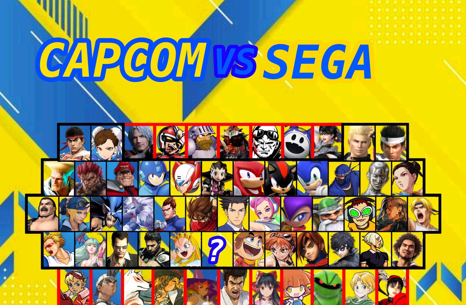 A vs Sega Roster I Made