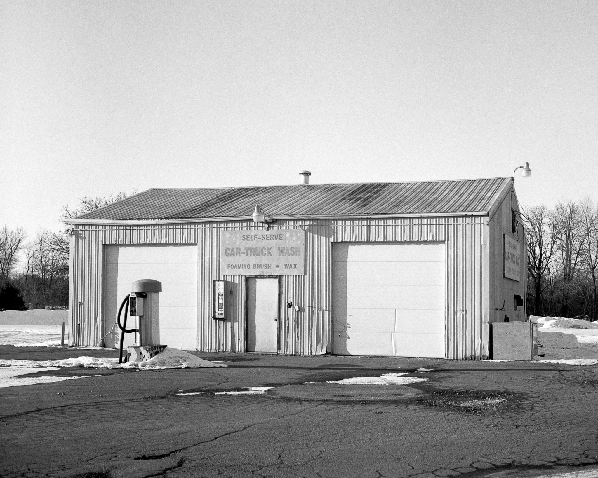 Car Wash [Yashica Mat 124G, Ilford FP4] r/analog