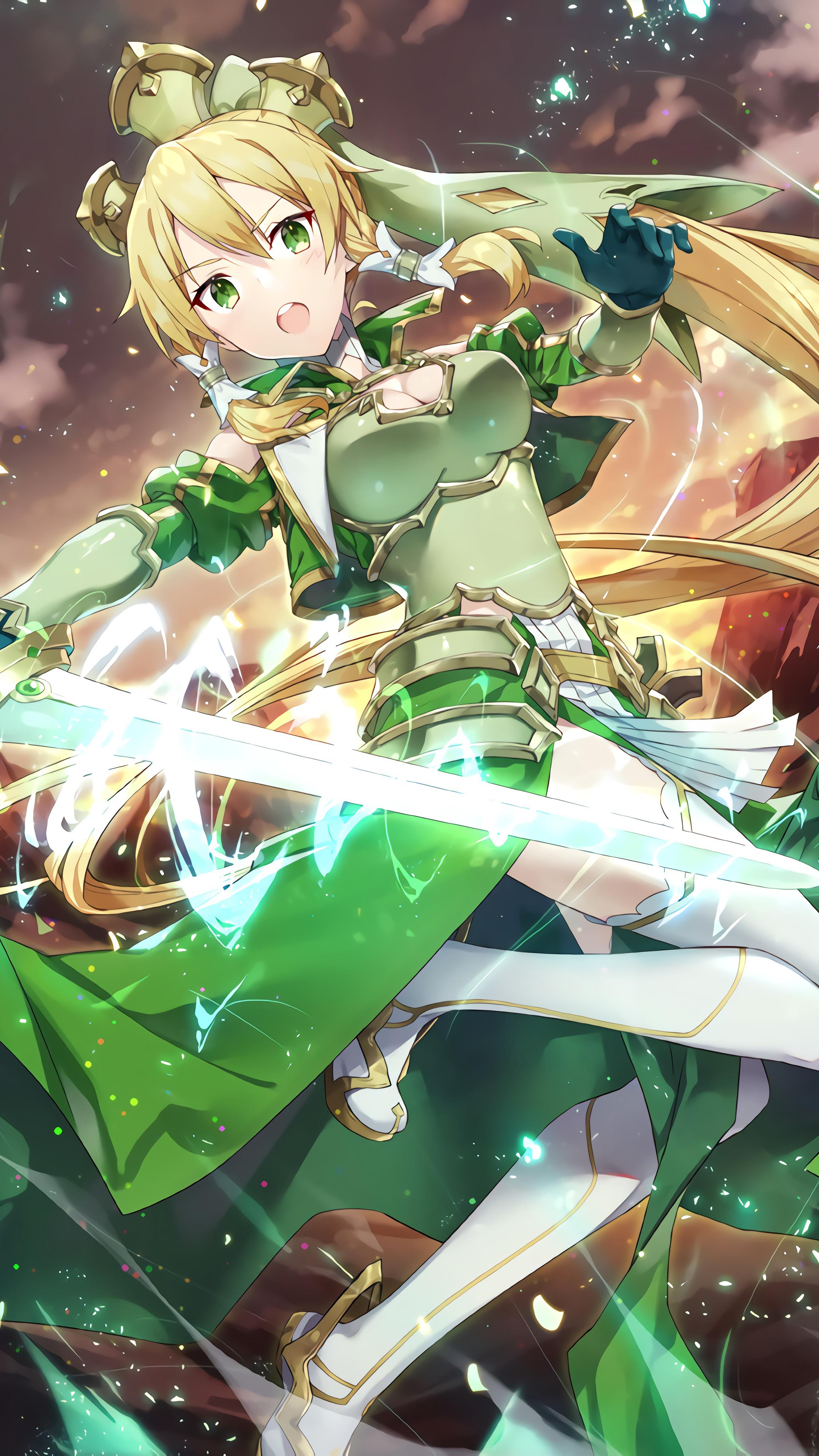 "Cutest Elf" Leafa [Sword Art Online] (2250x4000) r/Animewallpaper