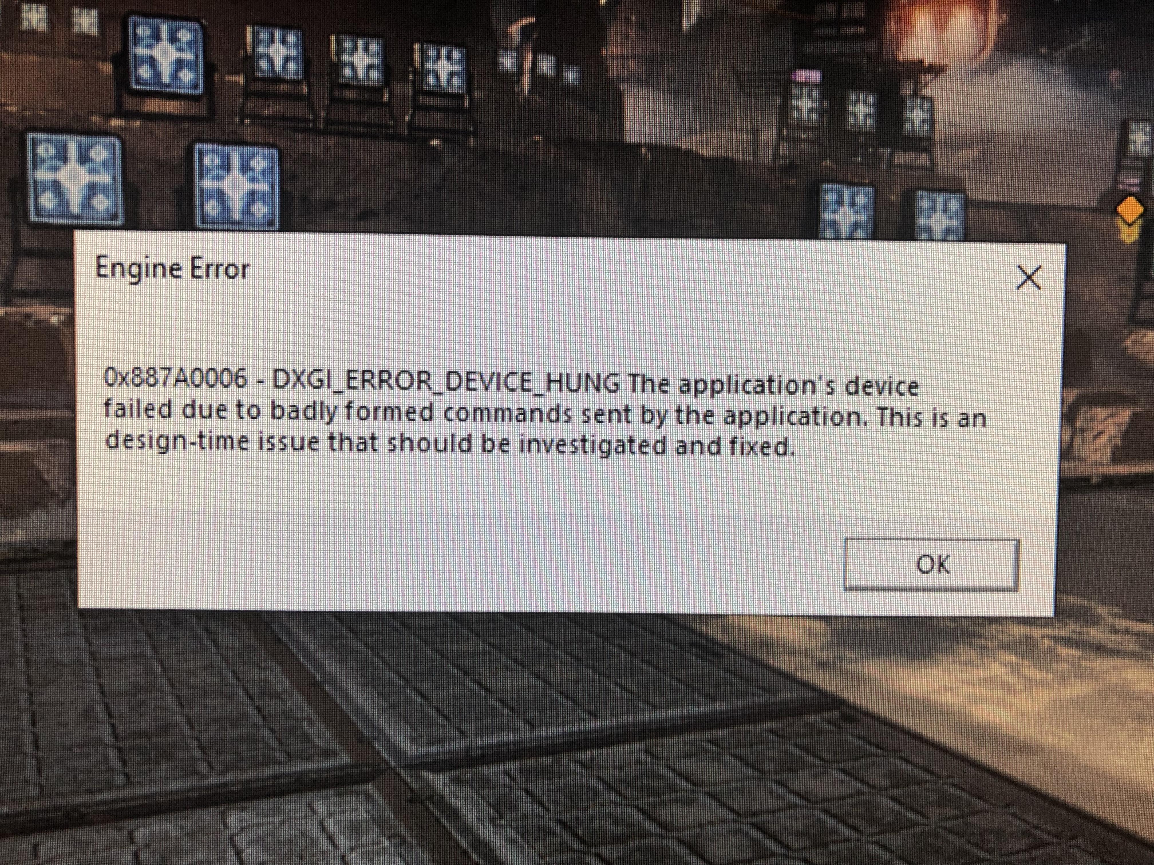 いろいろ dxgi error device hung apex reddit 291383Dxgi error device hung apex reddit