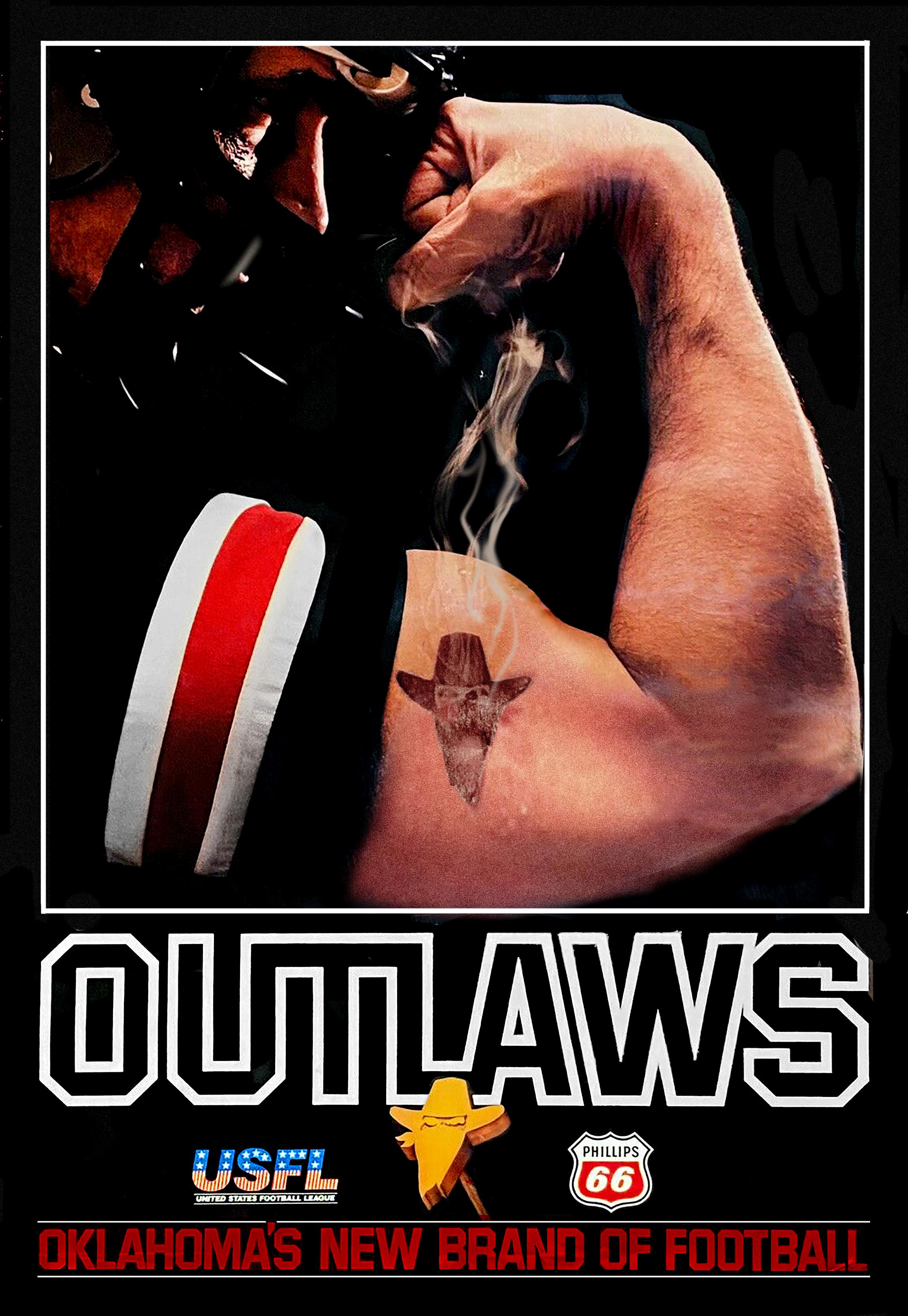 Oklahoma Outlaws 1984 poster r/USFL