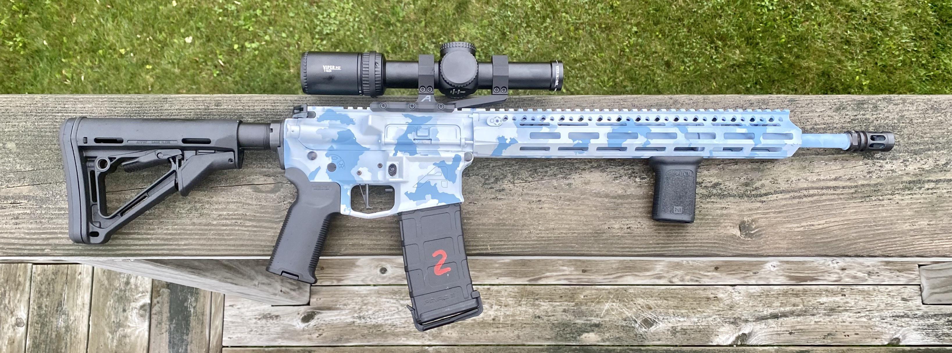 FROZEN GRANITE AR15 SPRAYPAINT PAINTJOB r/ar15
