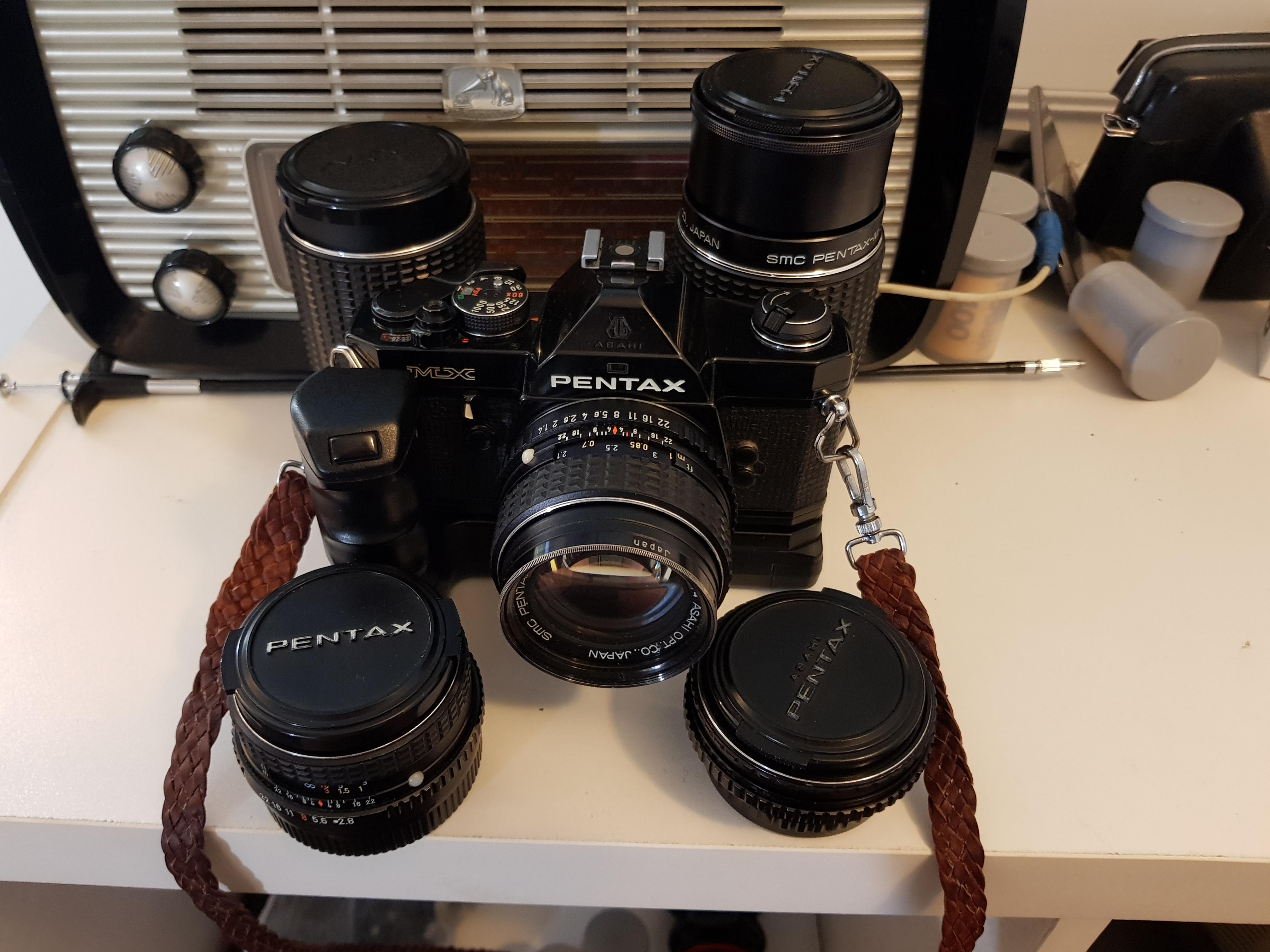 My pentax mx setup so far. All repaired
