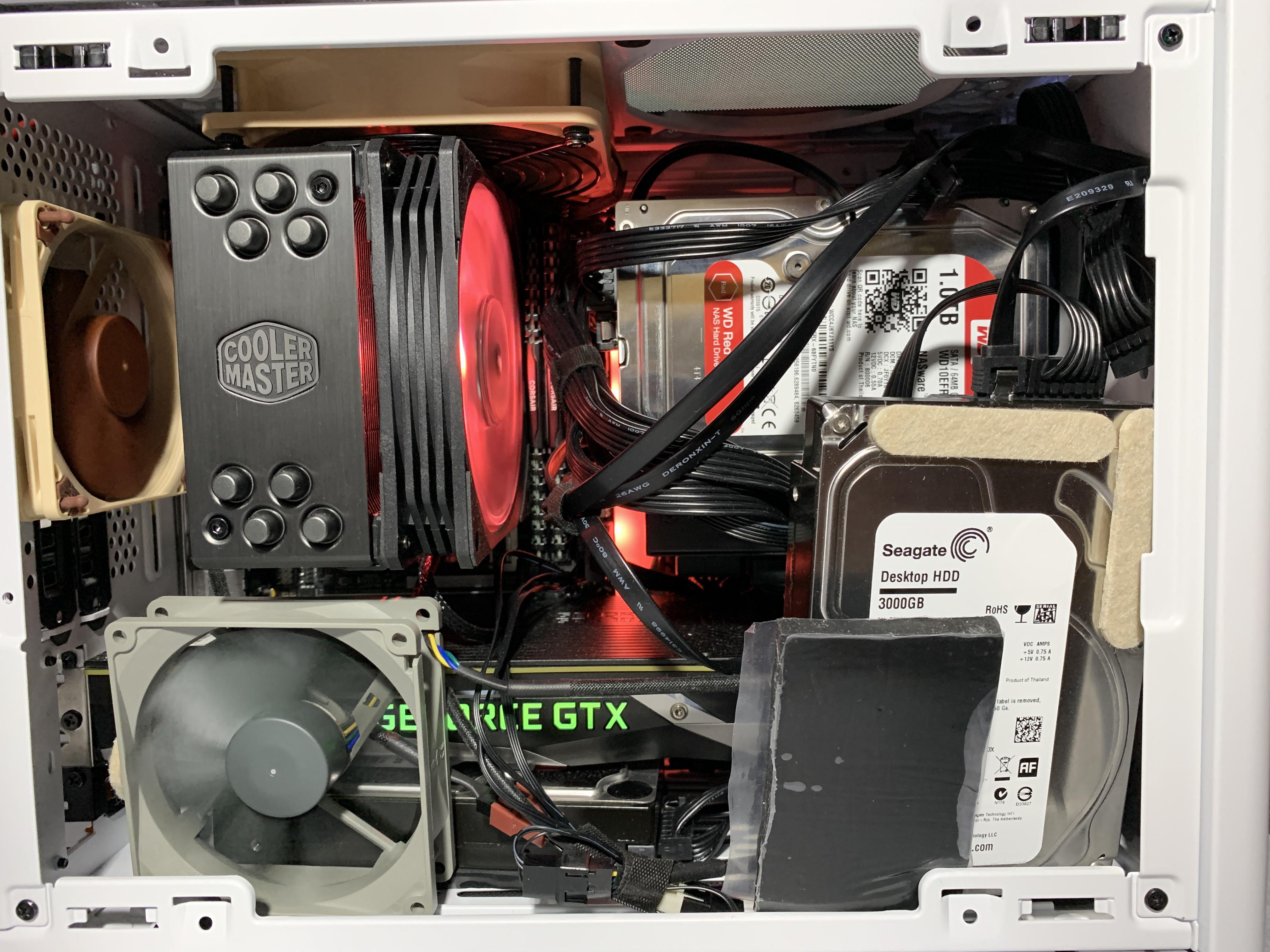 NR200P 212 RGB Black Edition Cooler 3x3.5”HDD +2x92mm +1x120mm Noctua