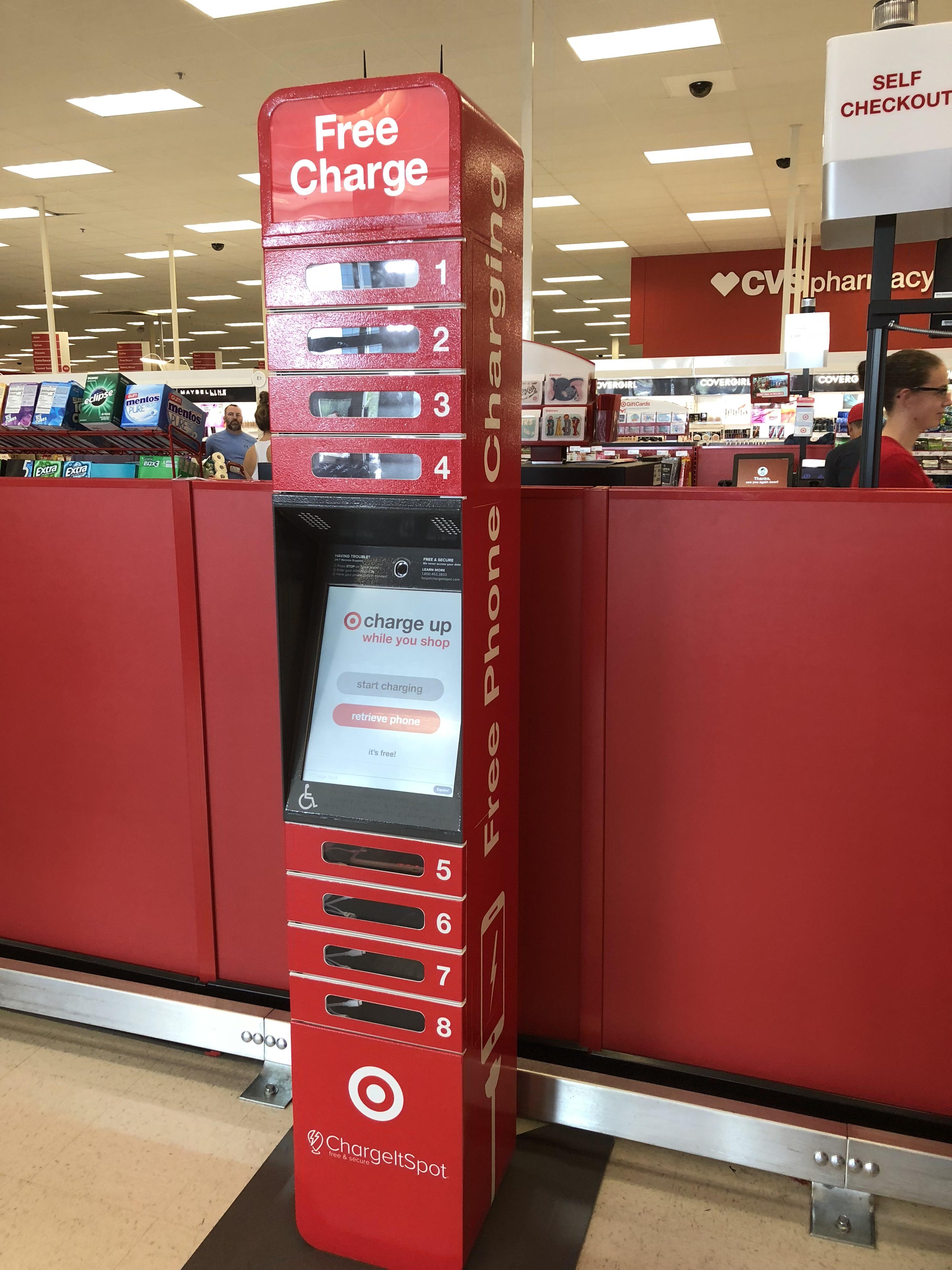 My Target has a phone charging stand for when your shopping r/mildlyinteresting