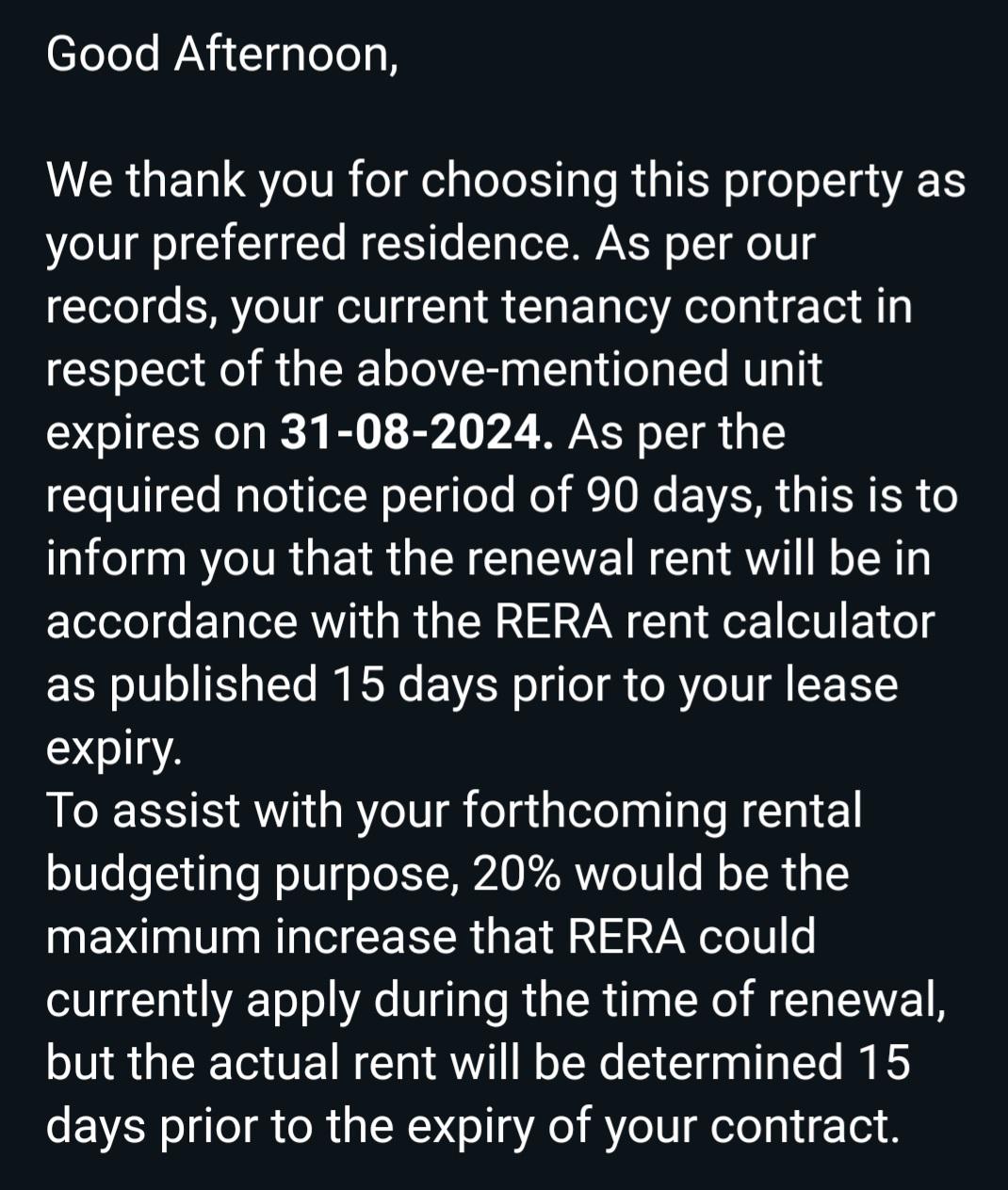 Tenancy contract renewal r/dubai
