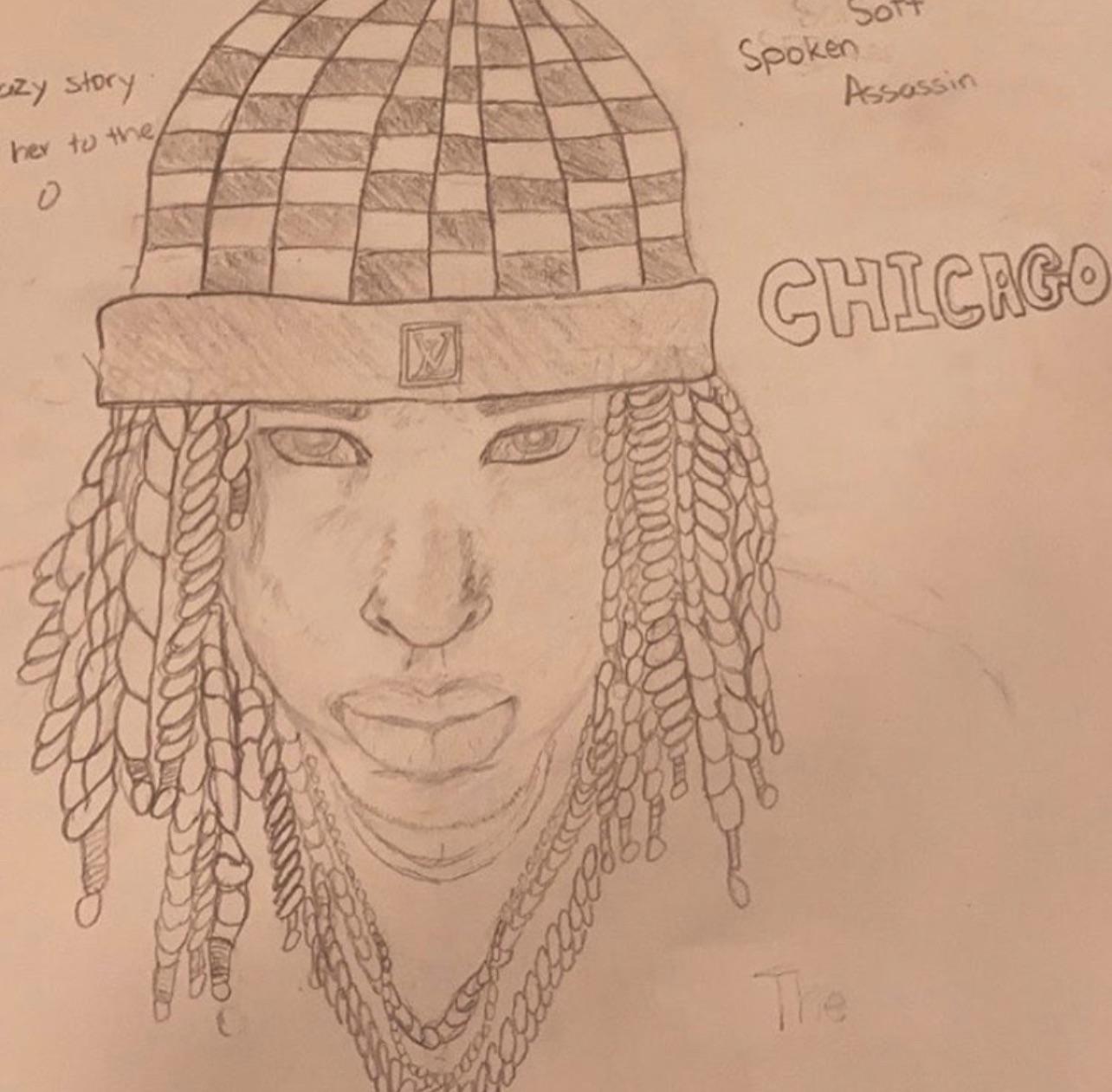 My King Von Drawing in tribute of him Chiraqology