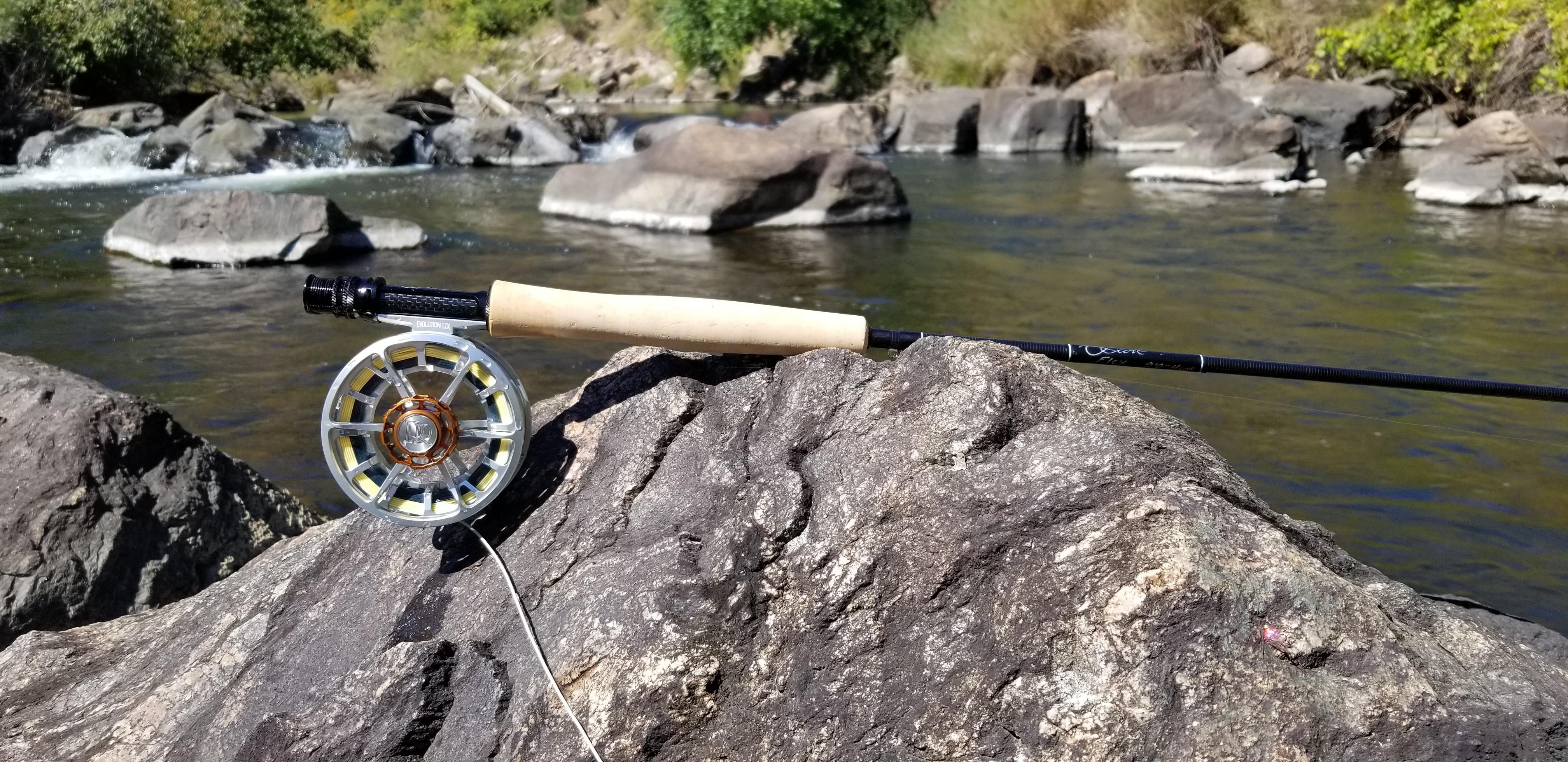 New setup 4wt Scott flex, ross reel evolution ltx r/flyfishing