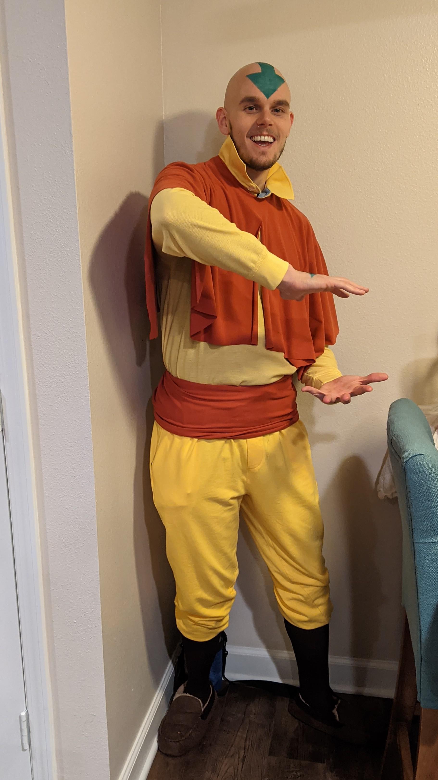 One of the Best Things about a Bald Head is the Halloween Costume