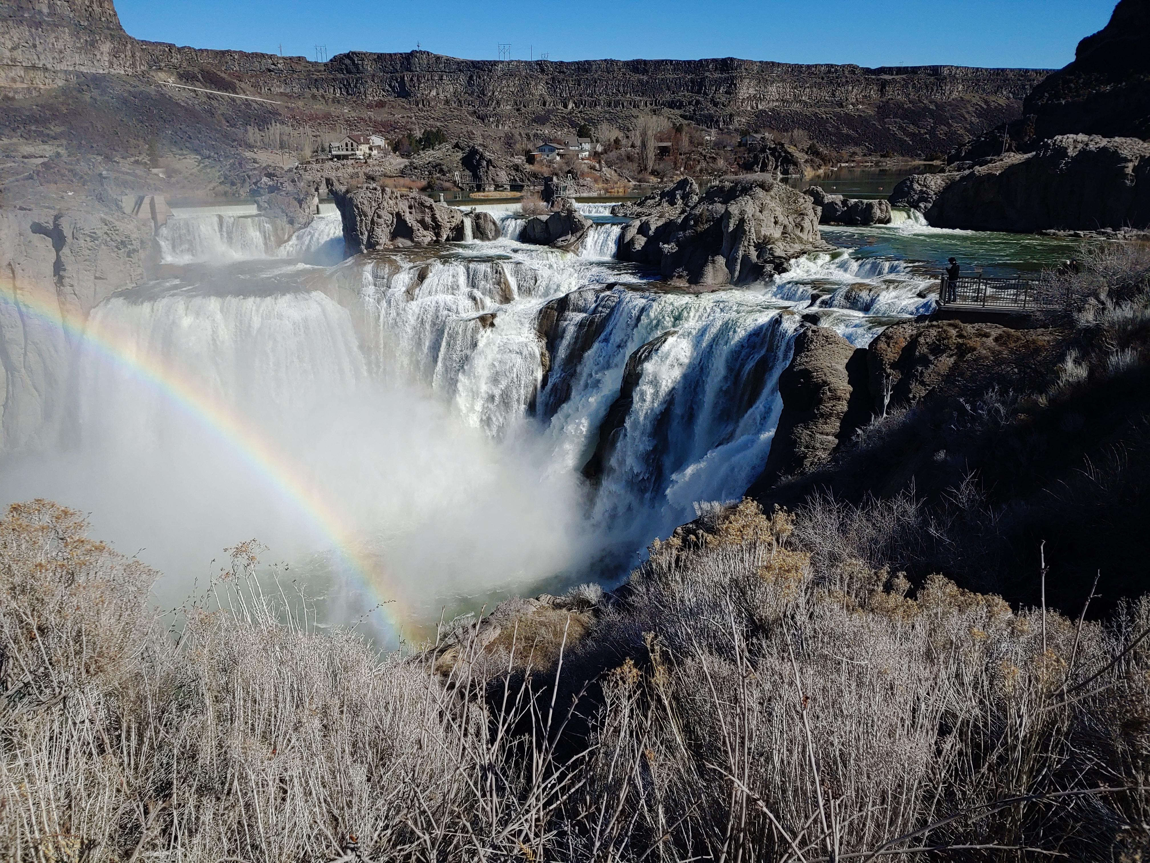 Took this today at Twins Falls ID. r/hiking