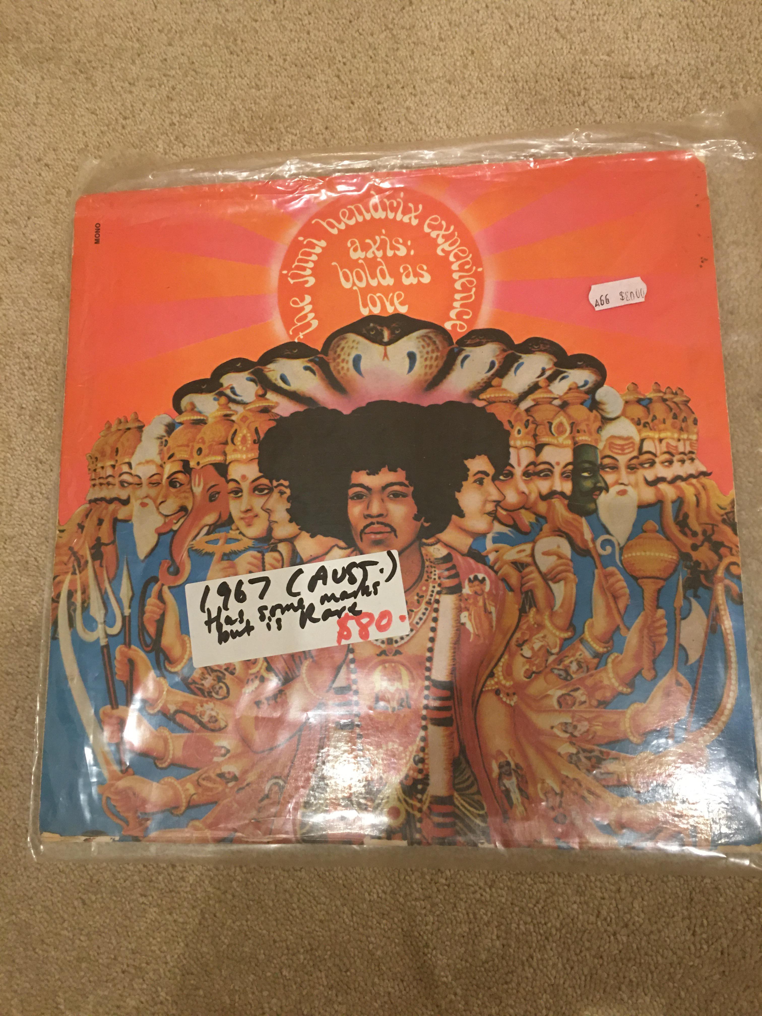 Axis Bold as love, Original pressing. 80 bucks, fck it r/psychedelicrock