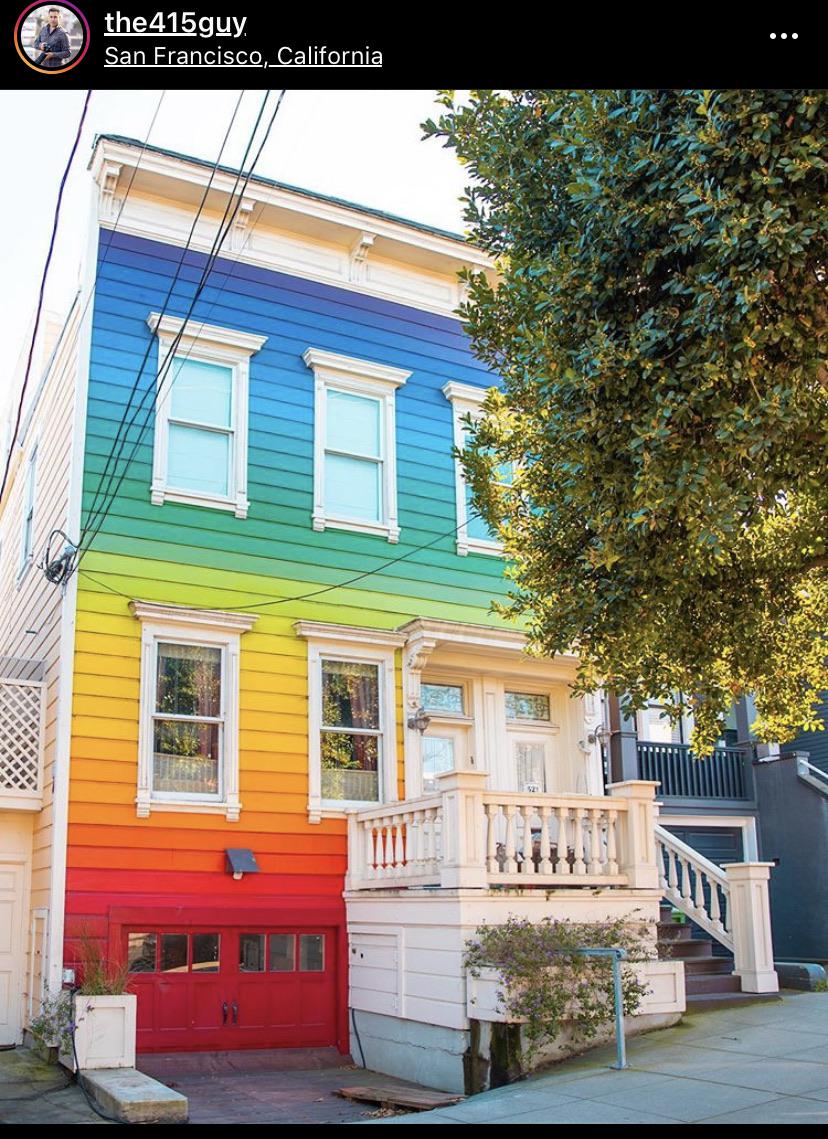 Rainbow house in San Francisco r/RainbowEverything