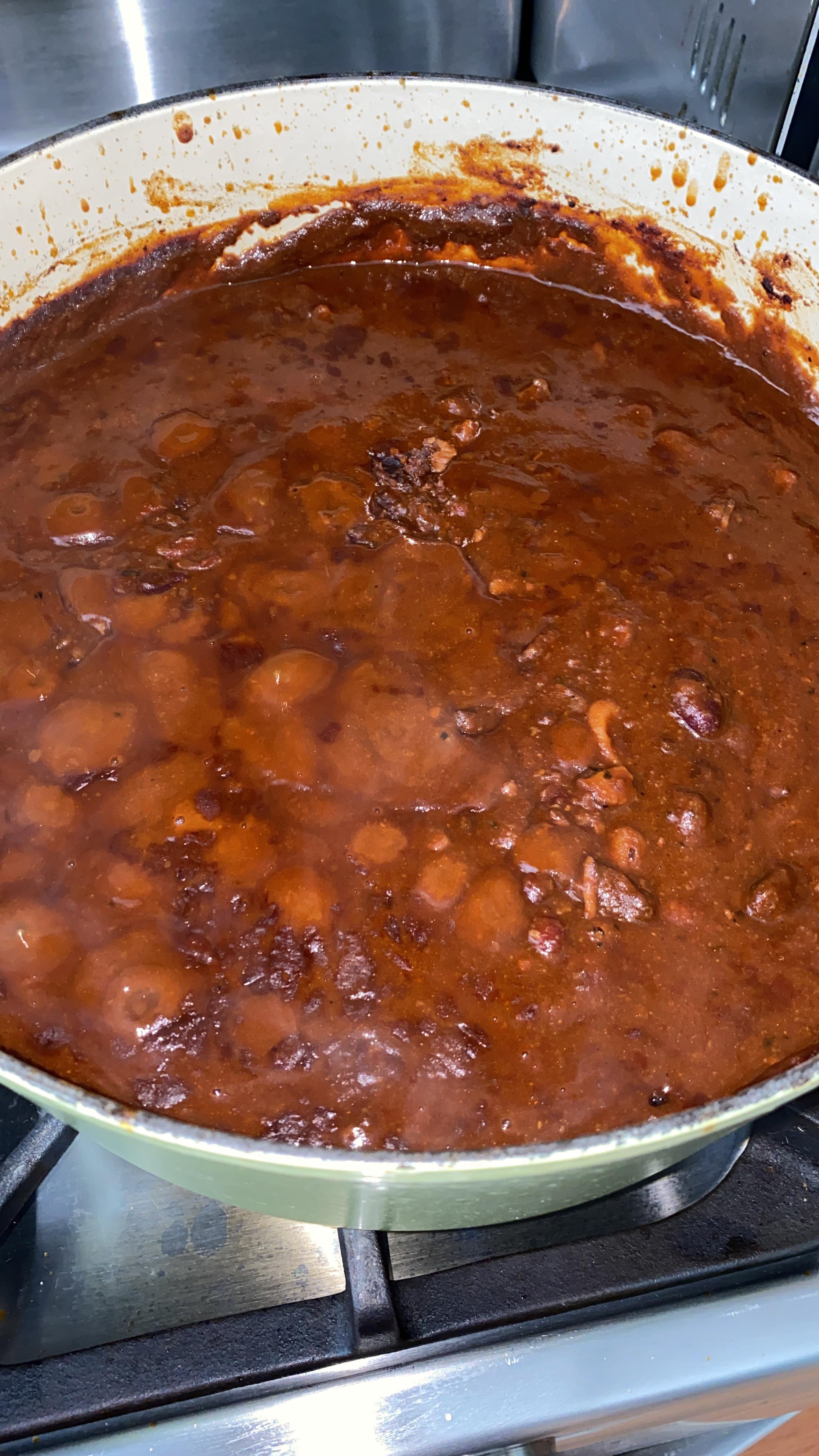 So even though it is seriously hot outside, I needed to make some Chili