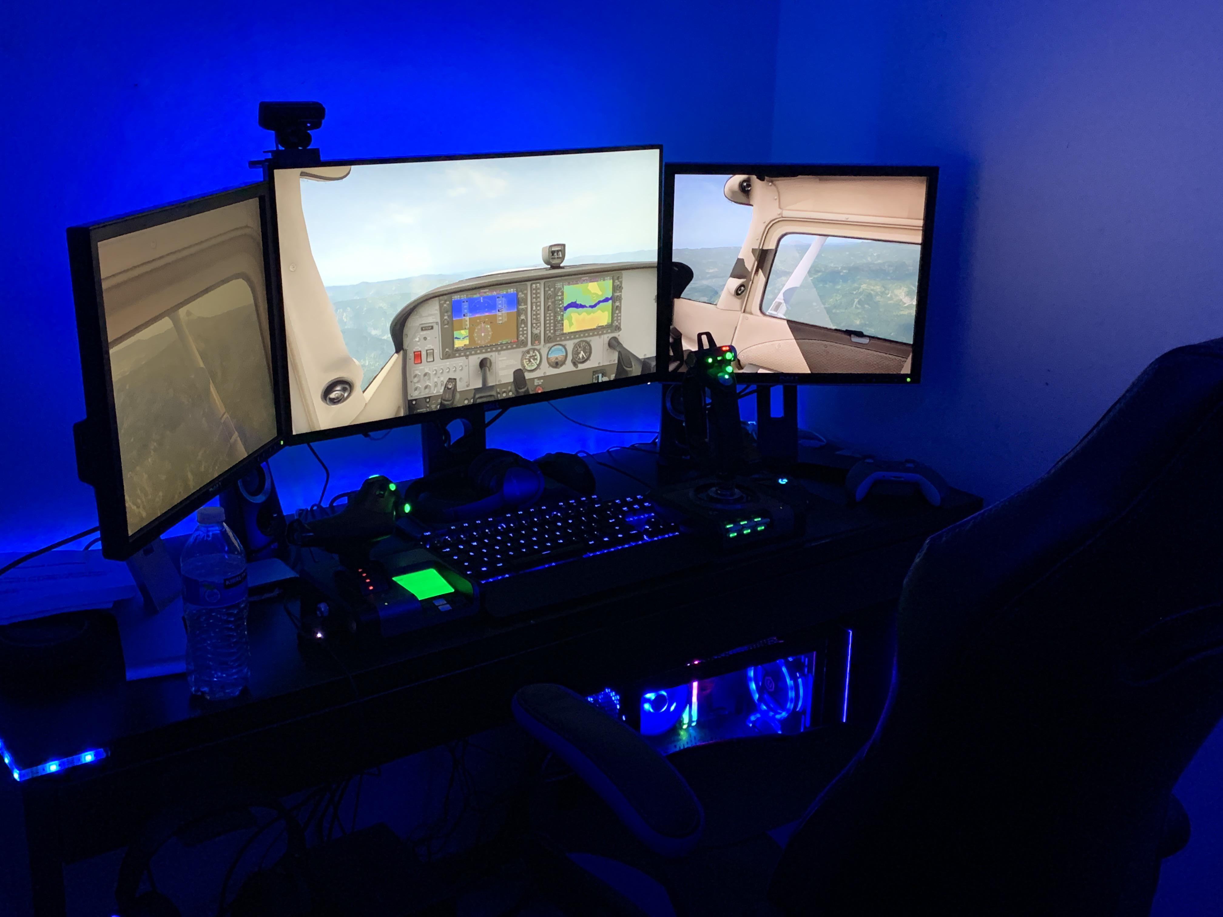 Found these two side monitors at a Goodwill for 20 total! Always be on