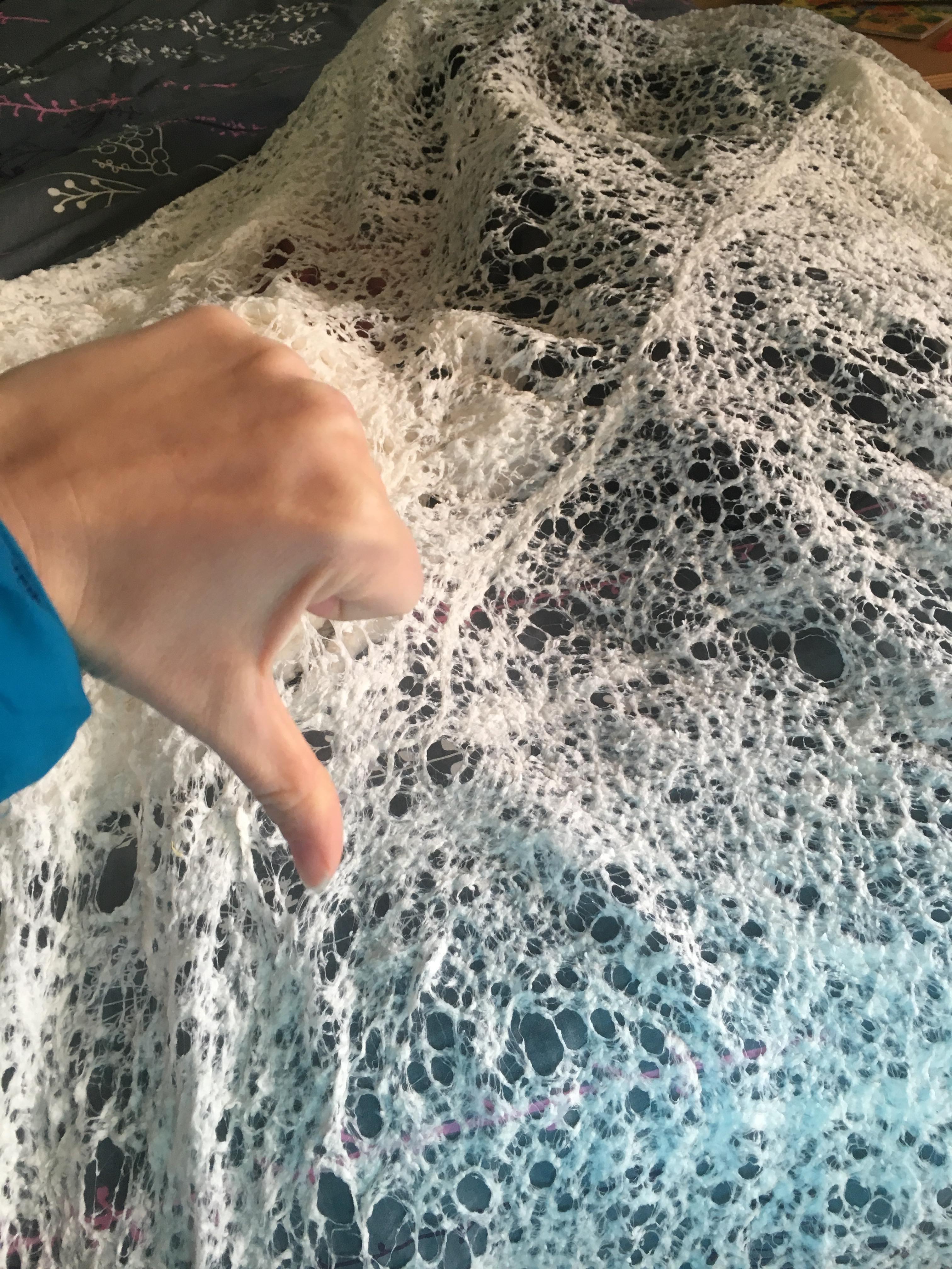 Wash your batting, they said. It'll be fine, they said 😭 😜 Lesson learned! r/quilting