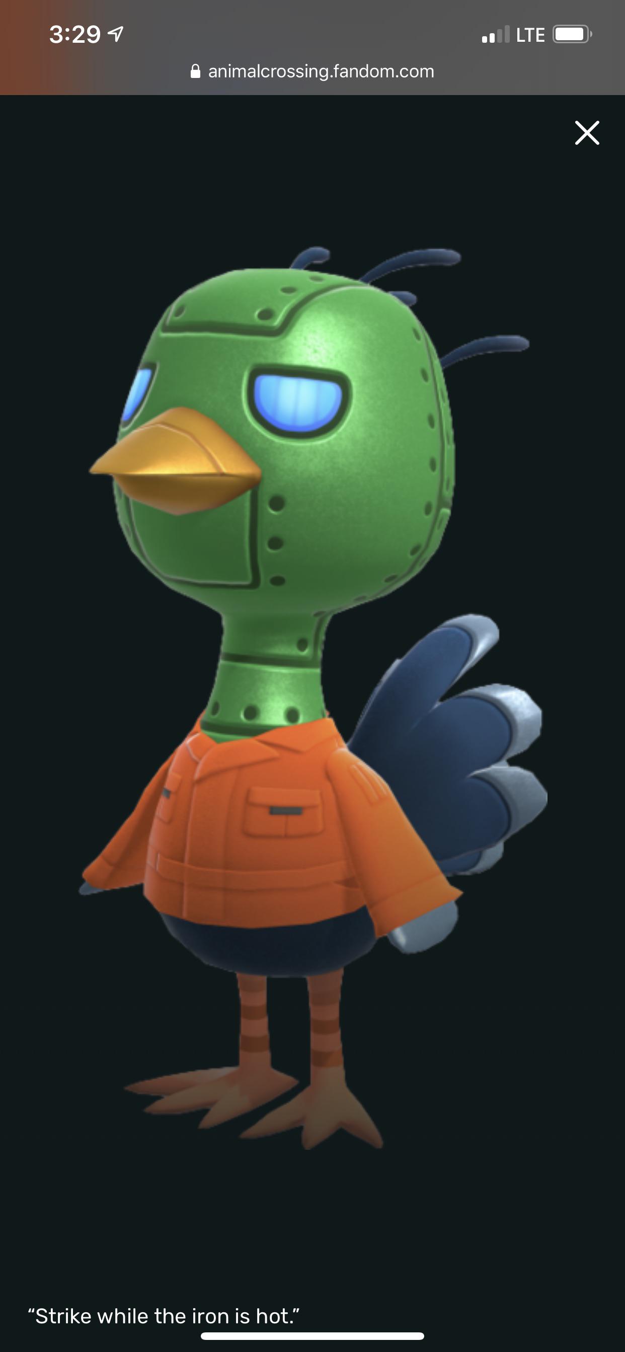 Has anybody else gotten a Robot villager? Are they good villagers? I