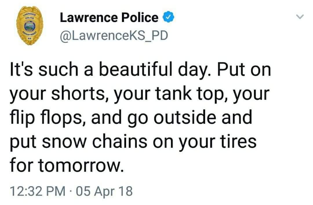 Anyone know how much snow we're supposed to get tomorrow? r/kansascity