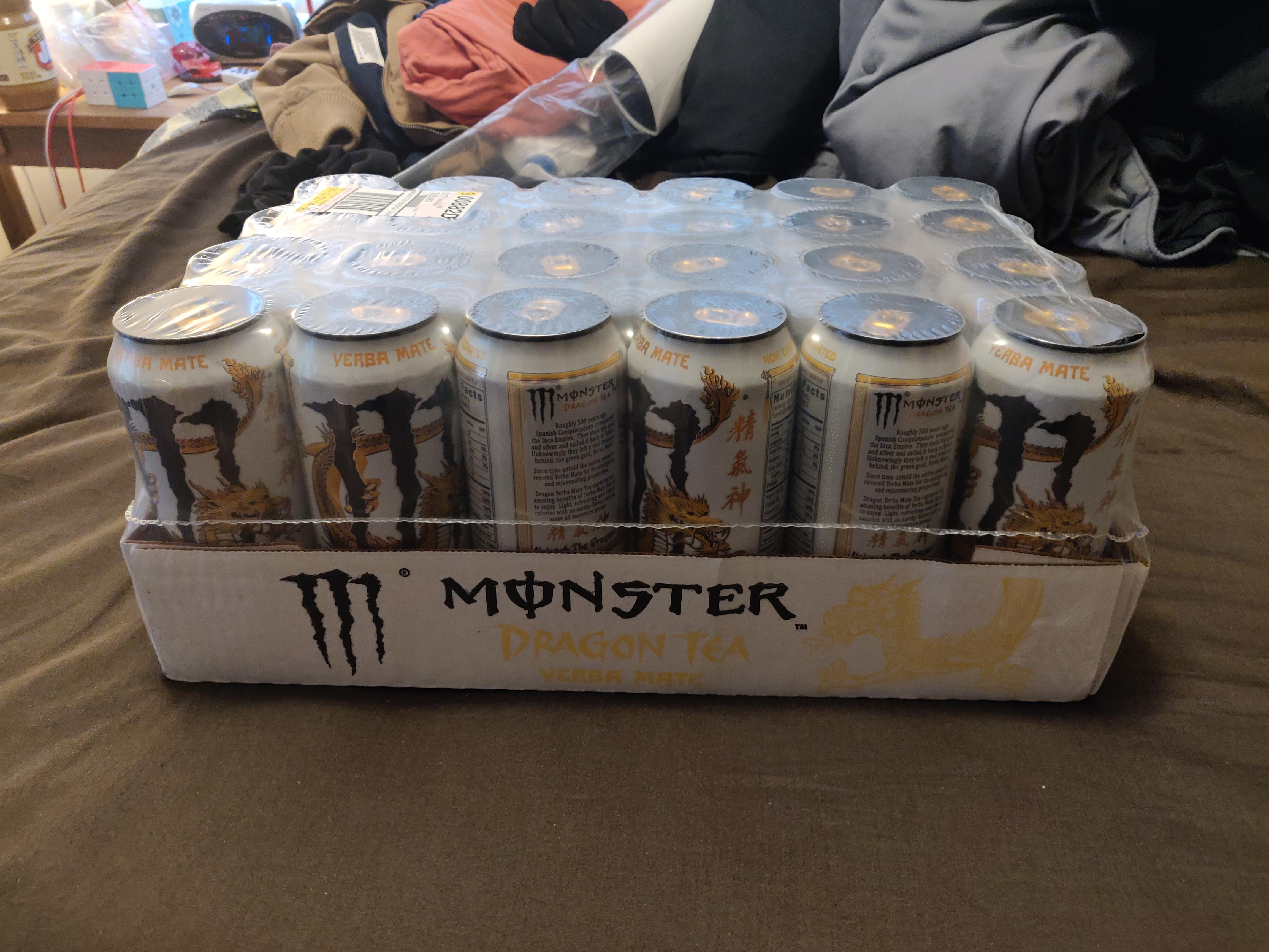 Got a case of the yerba mate monster at dollar tree for 24. Not my