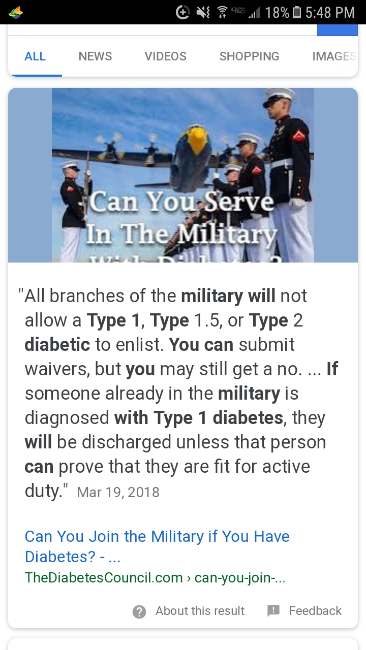And I was going to apply for the marine band ( r/diabetes_t1
