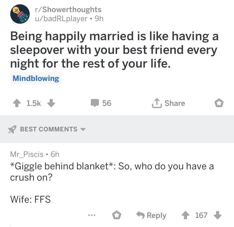 Wholesome shower thought! r/wholesomememes