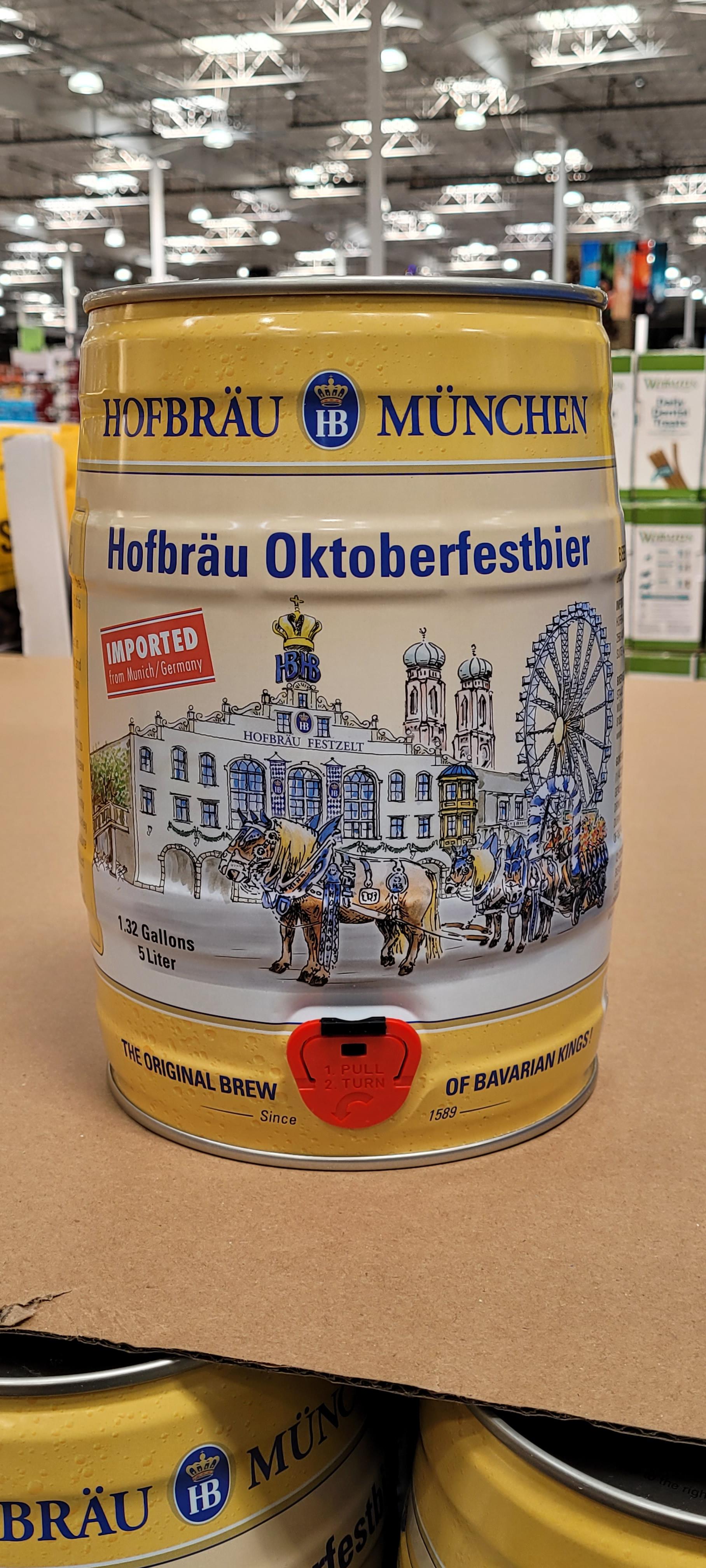 Hofbrau Oktoberfest Mini Keg r/Costco