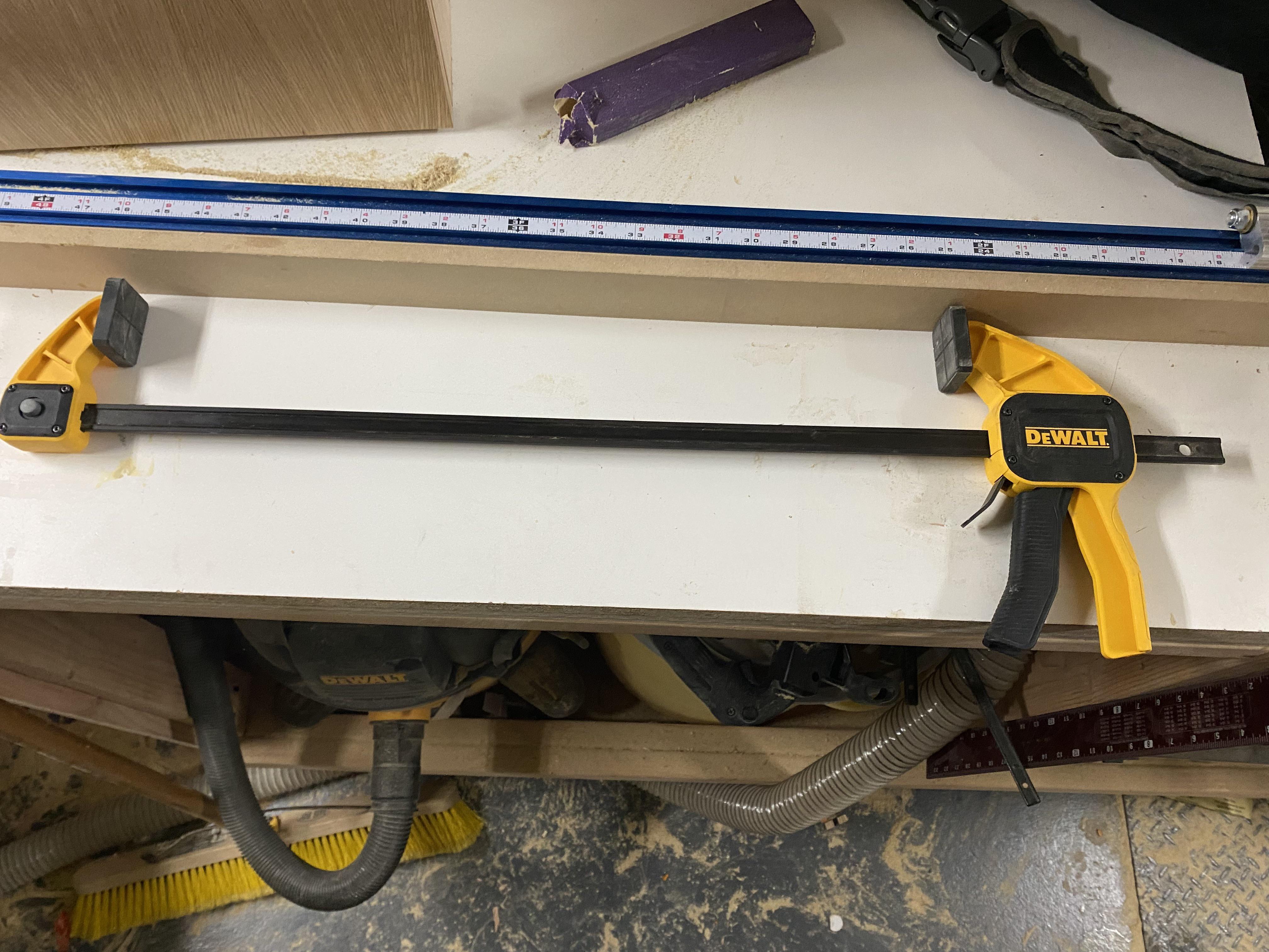 Currently the 24in heavy duty dewalt clamps at HD that are listed at