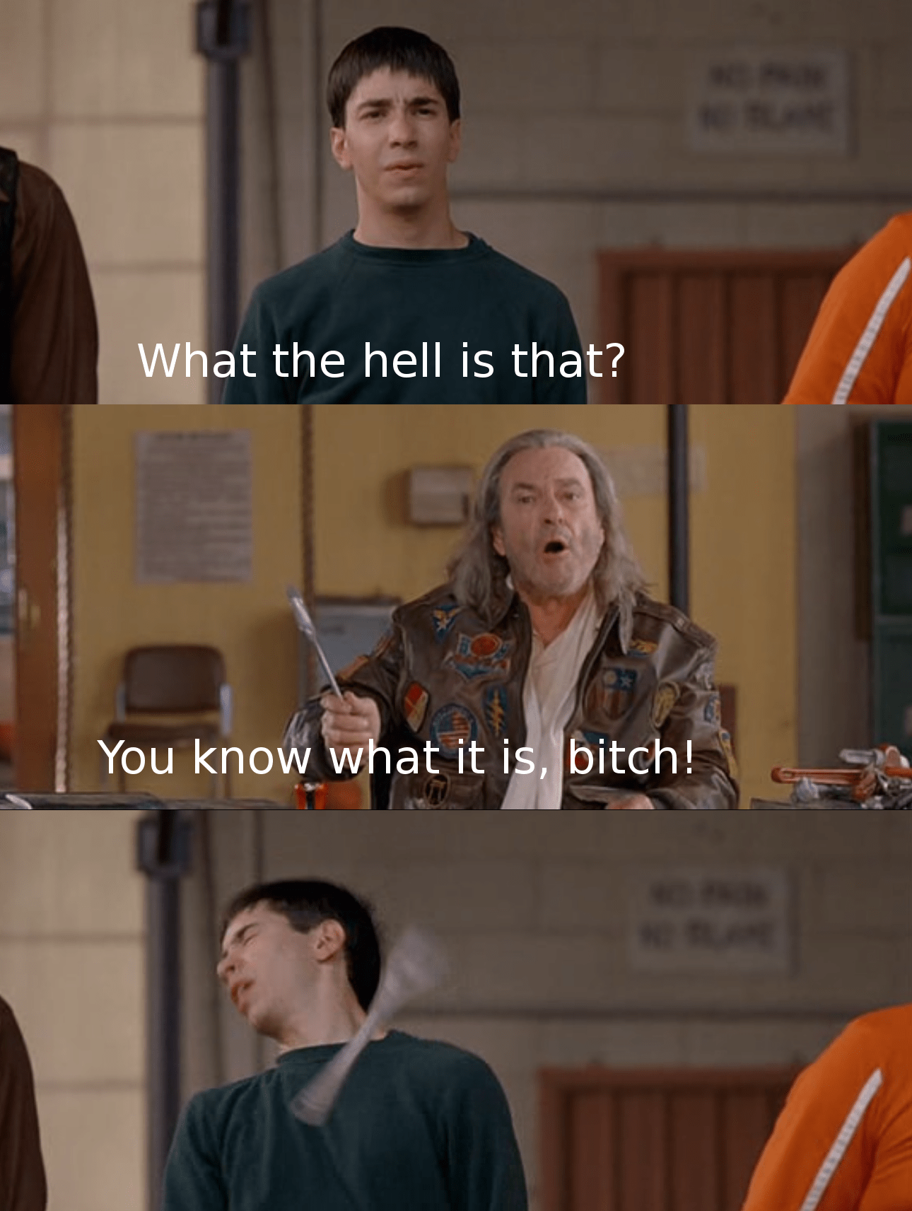 If you can dodge a wrench you can dodge a ball. IASIP