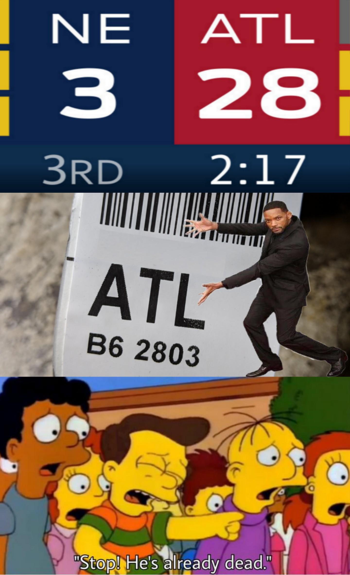 Flight 2803 from Boston to Atlanta r/Patriots