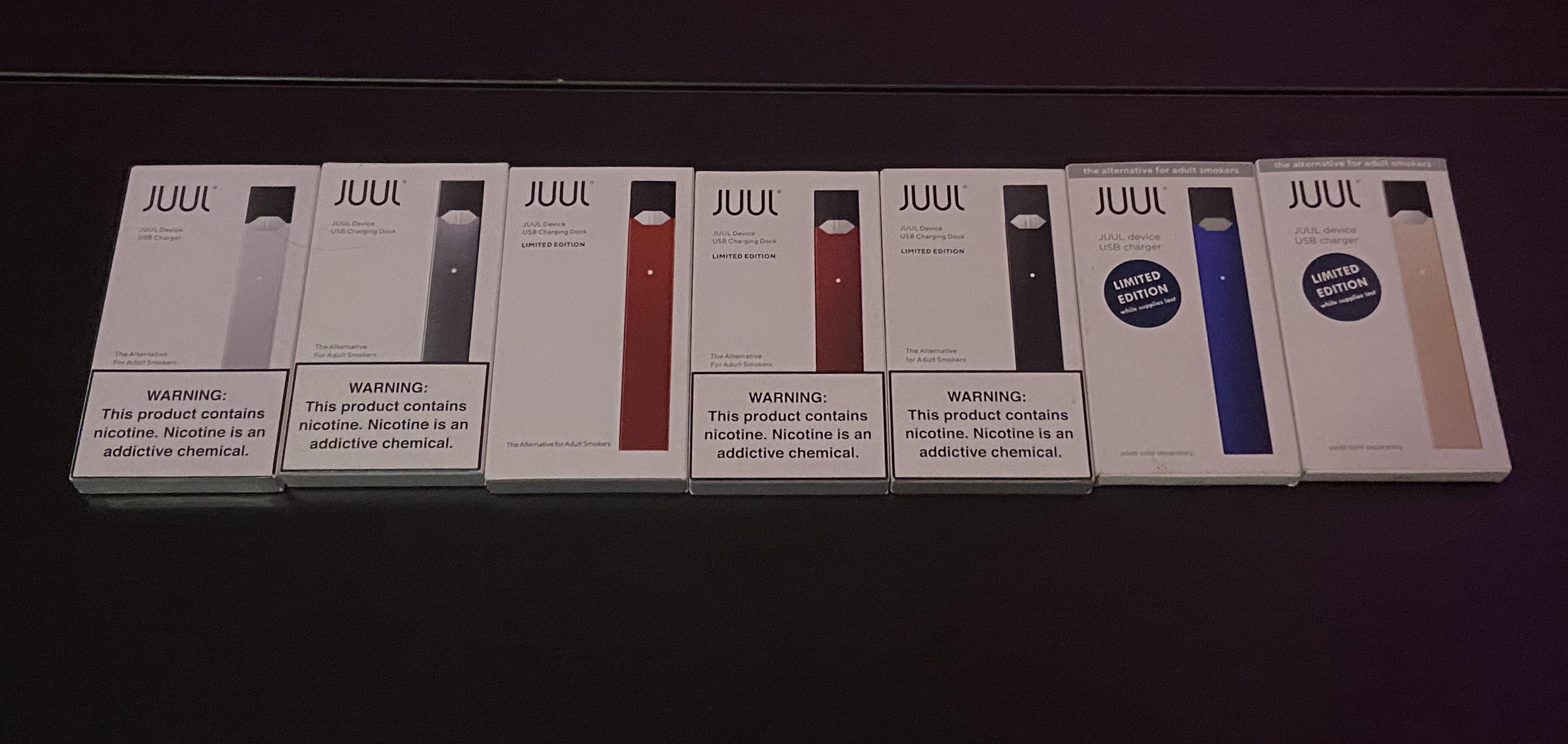 nearly full collection. green is on the way and im looking for an aqua r/juul