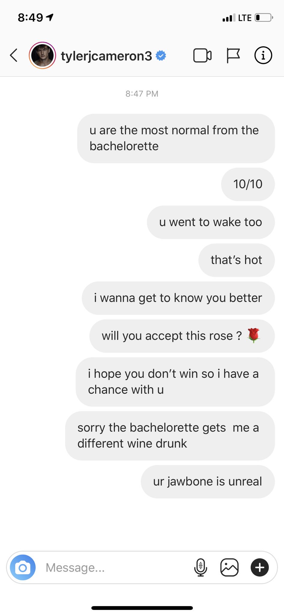 wine drunk while watching the bachelorette r/thebachelor