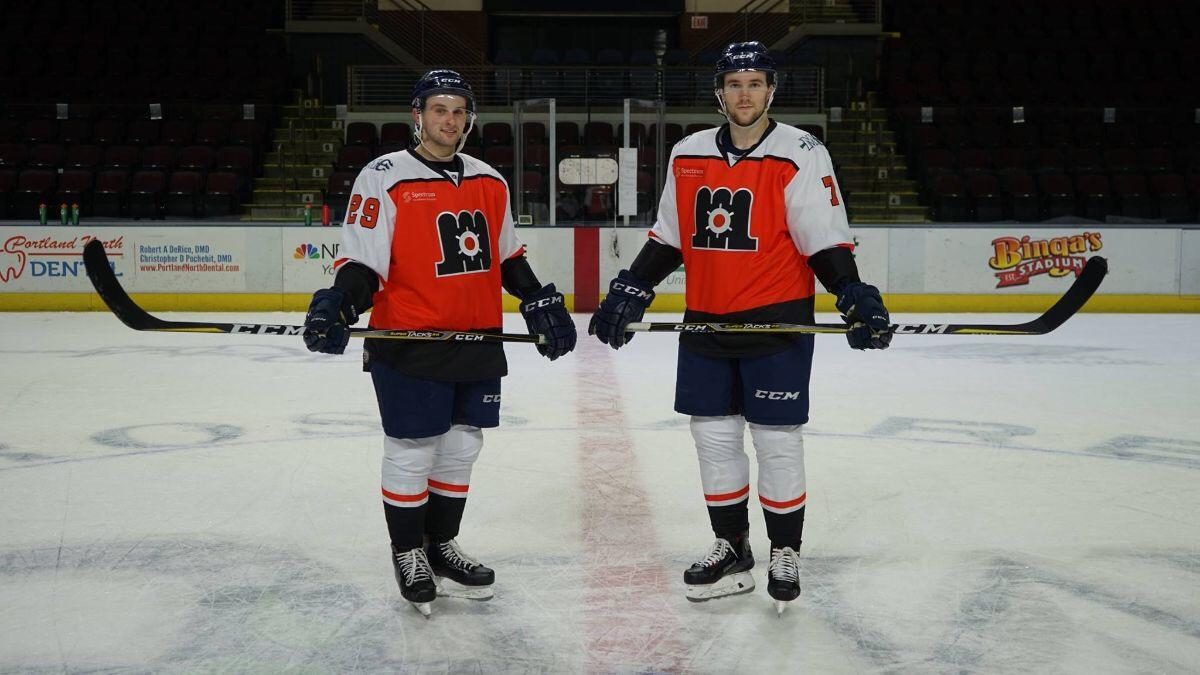 Maine Mariners (ECHL) Throwback jerseys r/hockeyjerseys