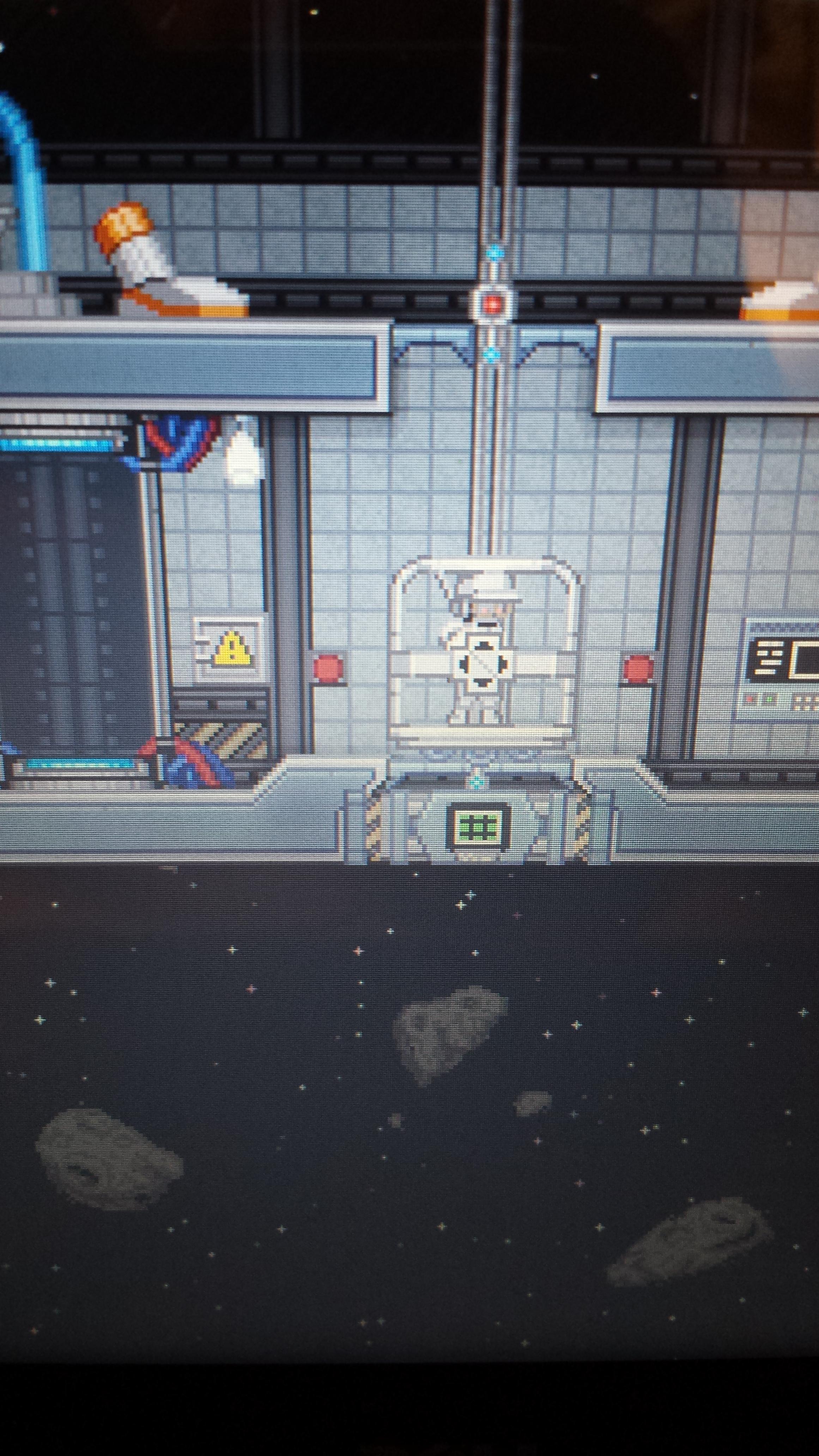 How to make the Space Station Elevators work with buttons? starbound